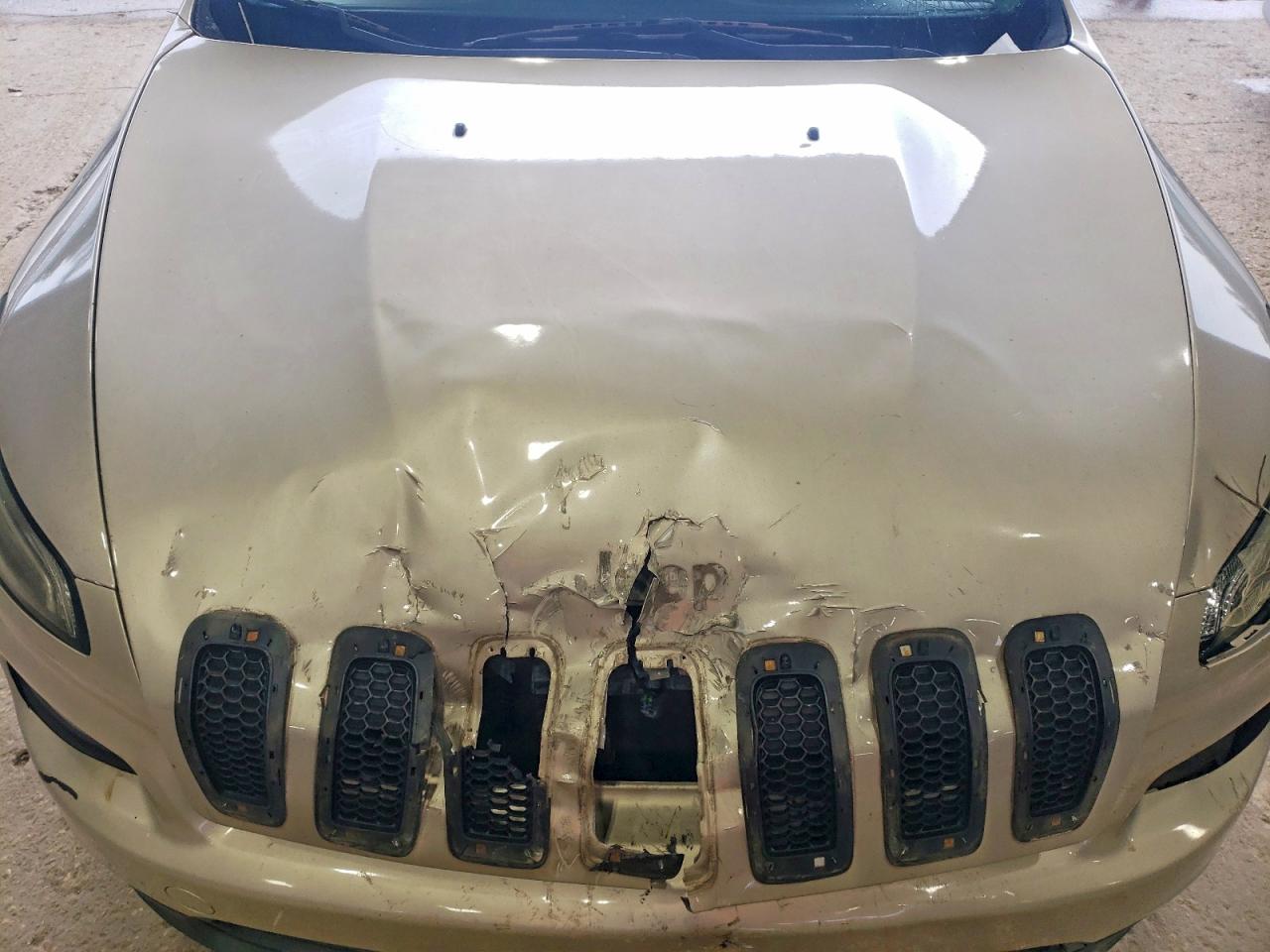2014 Jeep Cherokee Latitude Tan vin: 1C4PJLCB5EW305427