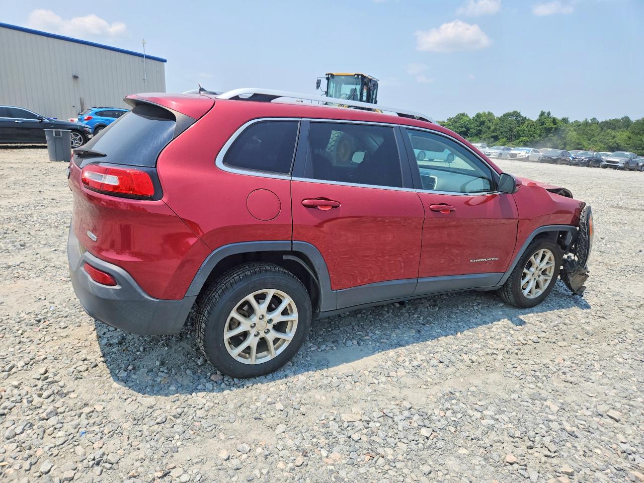 2015 Jeep Cherokee Latitude Burgundy vin: 1C4PJLCB5FW518220