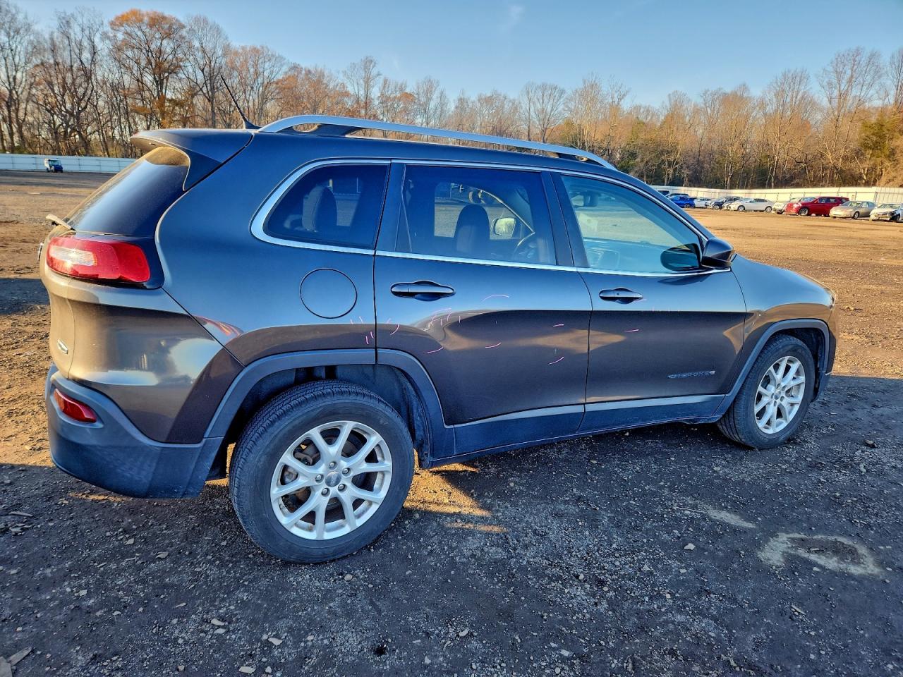 2015 Jeep Cherokee Latitude Charcoal vin: 1C4PJLCB5FW601842