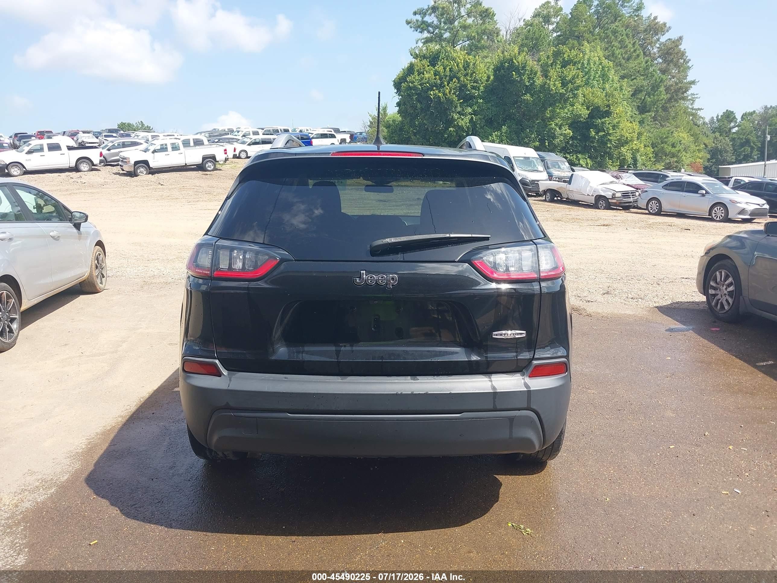 2019 Jeep Cherokee Latitude Fwd Black vin: 1C4PJLCB5KD178105