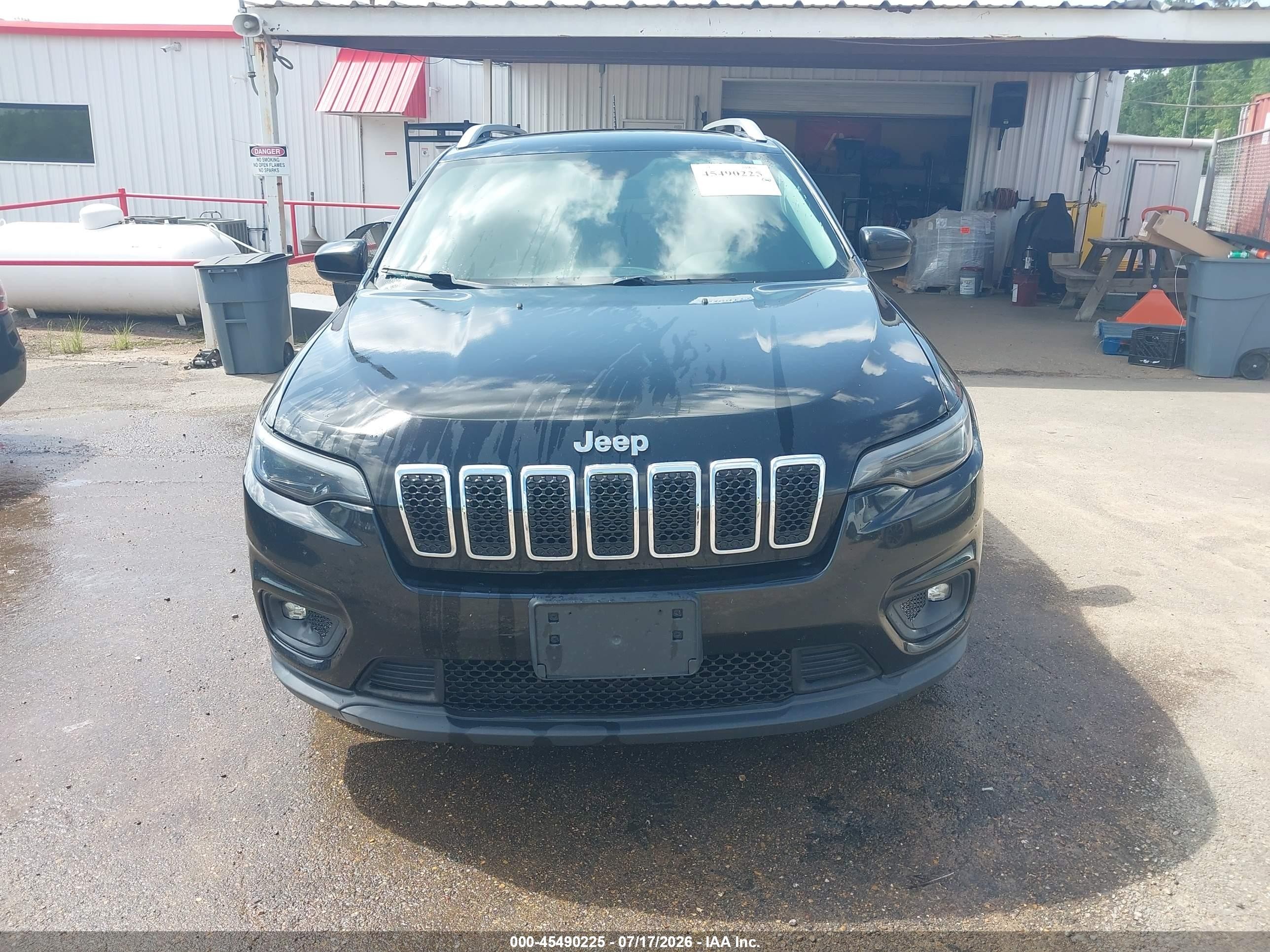 2019 Jeep Cherokee Latitude Fwd Black vin: 1C4PJLCB5KD178105