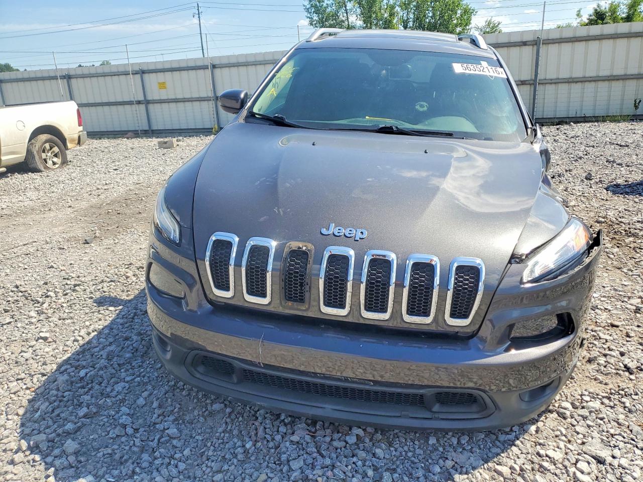 2015 Jeep Cherokee Latitude Серый vin: 1C4PJLCB6FW690126