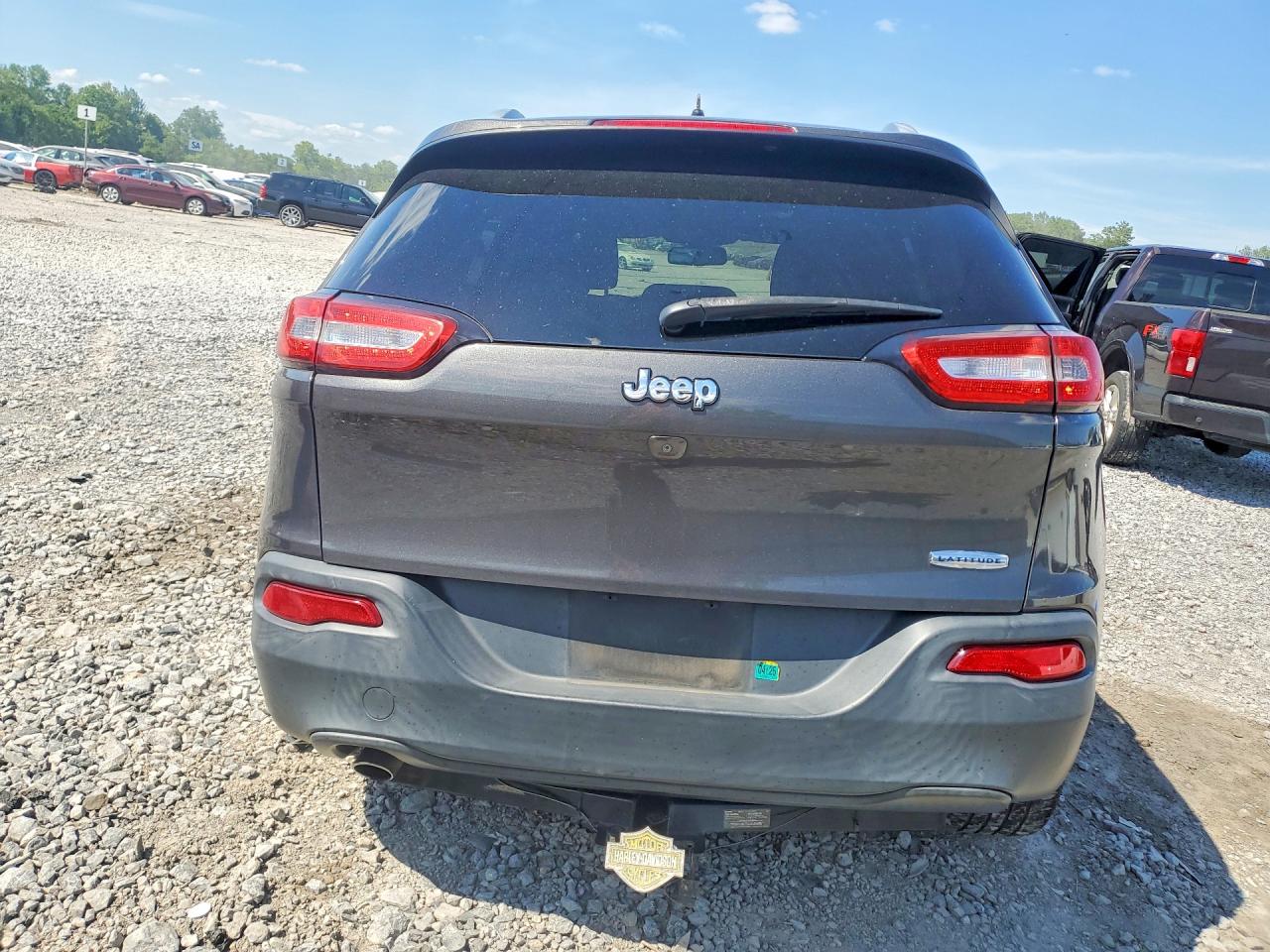 2015 Jeep Cherokee Latitude Серый vin: 1C4PJLCB6FW690126