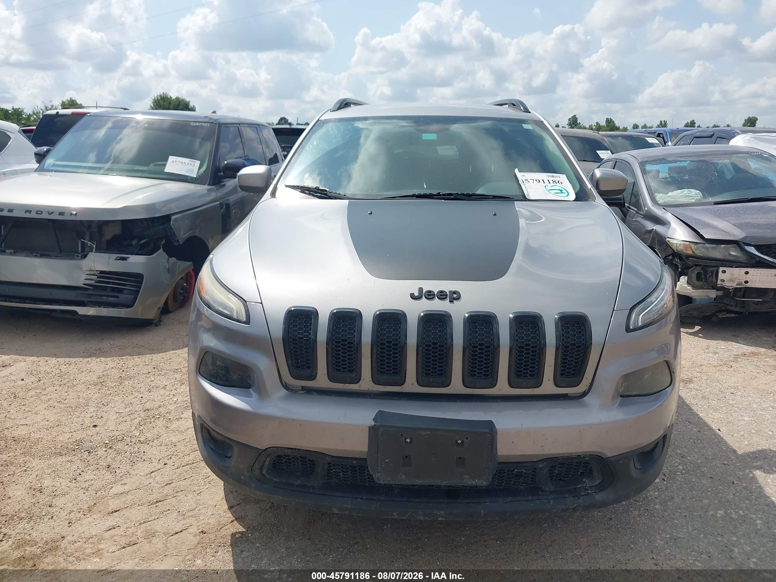2015 Jeep Cherokee Latitude Altitude Gray vin: 1C4PJLCB6FW723061