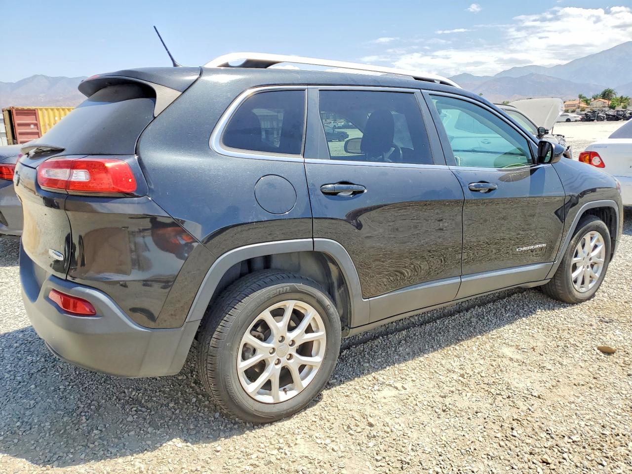 2014 Jeep Cherokee Latitude Black vin: 1C4PJLCB7EW154641
