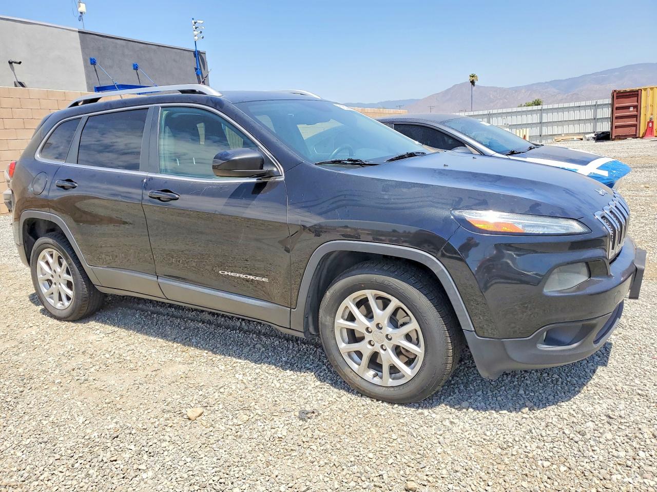 2014 Jeep Cherokee Latitude Black vin: 1C4PJLCB7EW154641