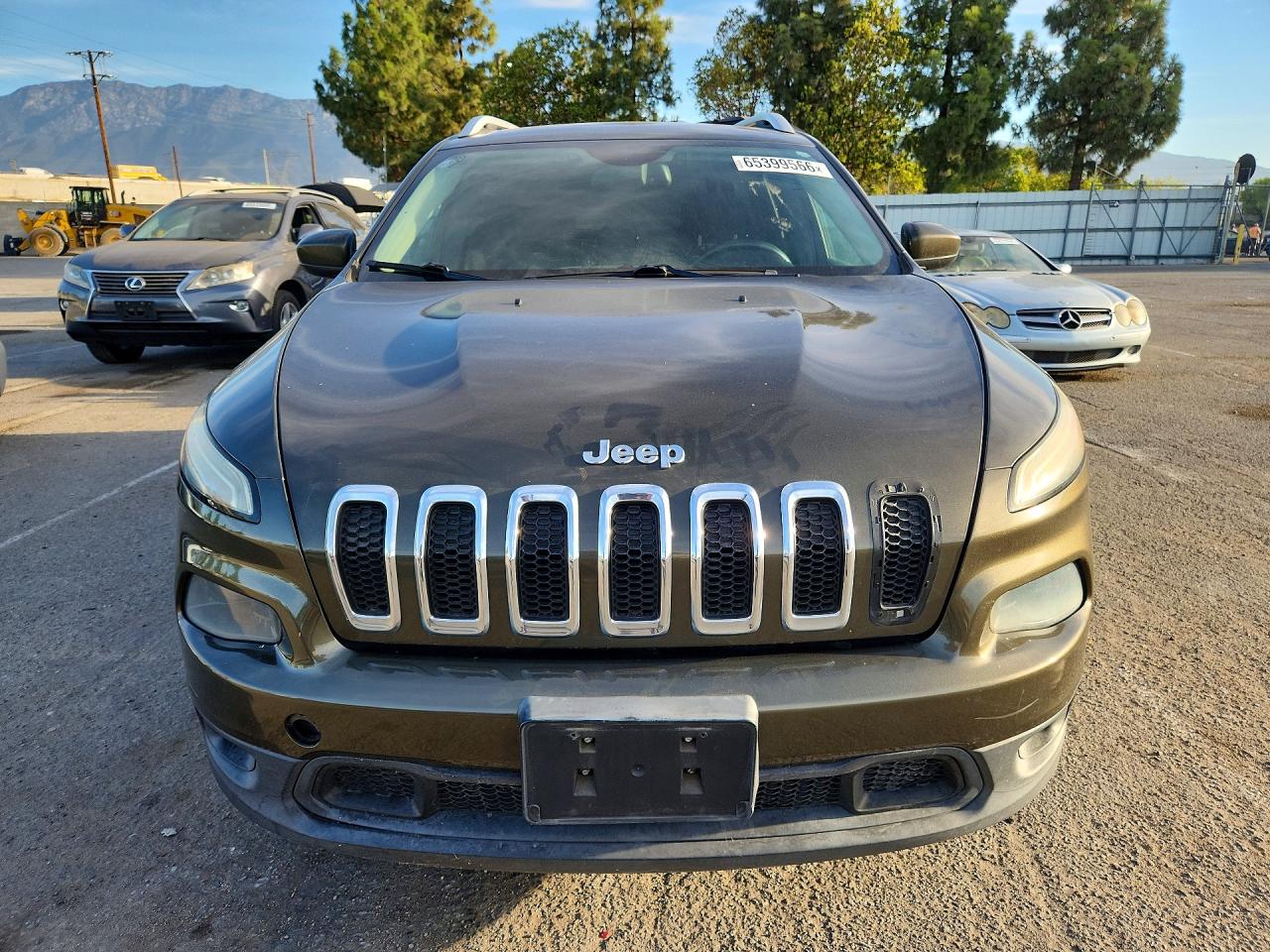 2014 Jeep Cherokee Latitude Зеленый vin: 1C4PJLCB7EW202767