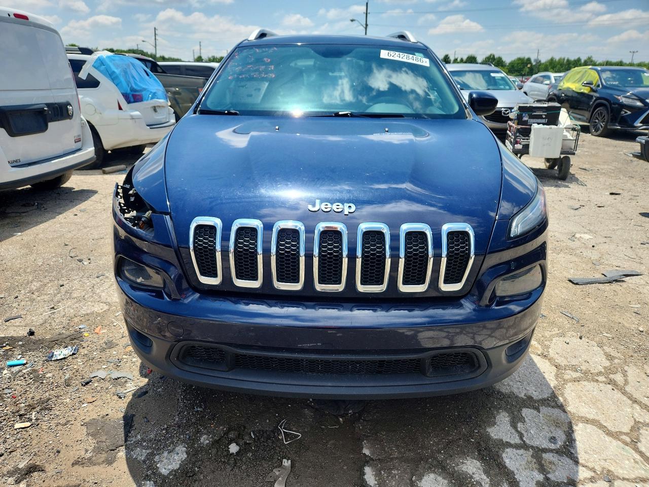 2014 Jeep Cherokee Latitude Blue vin: 1C4PJLCB7EW245585