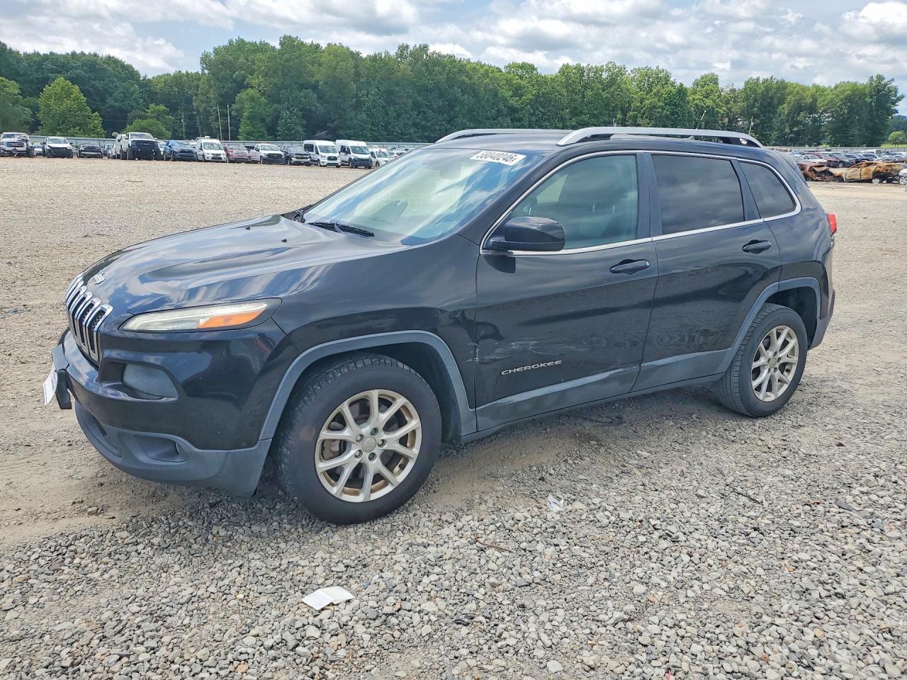 2014 Jeep Cherokee Latitude Black vin: 1C4PJLCB7EW261964