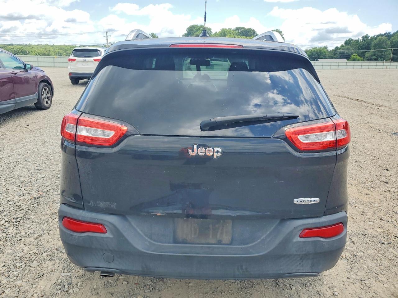 2014 Jeep Cherokee Latitude Черный vin: 1C4PJLCB7EW261964