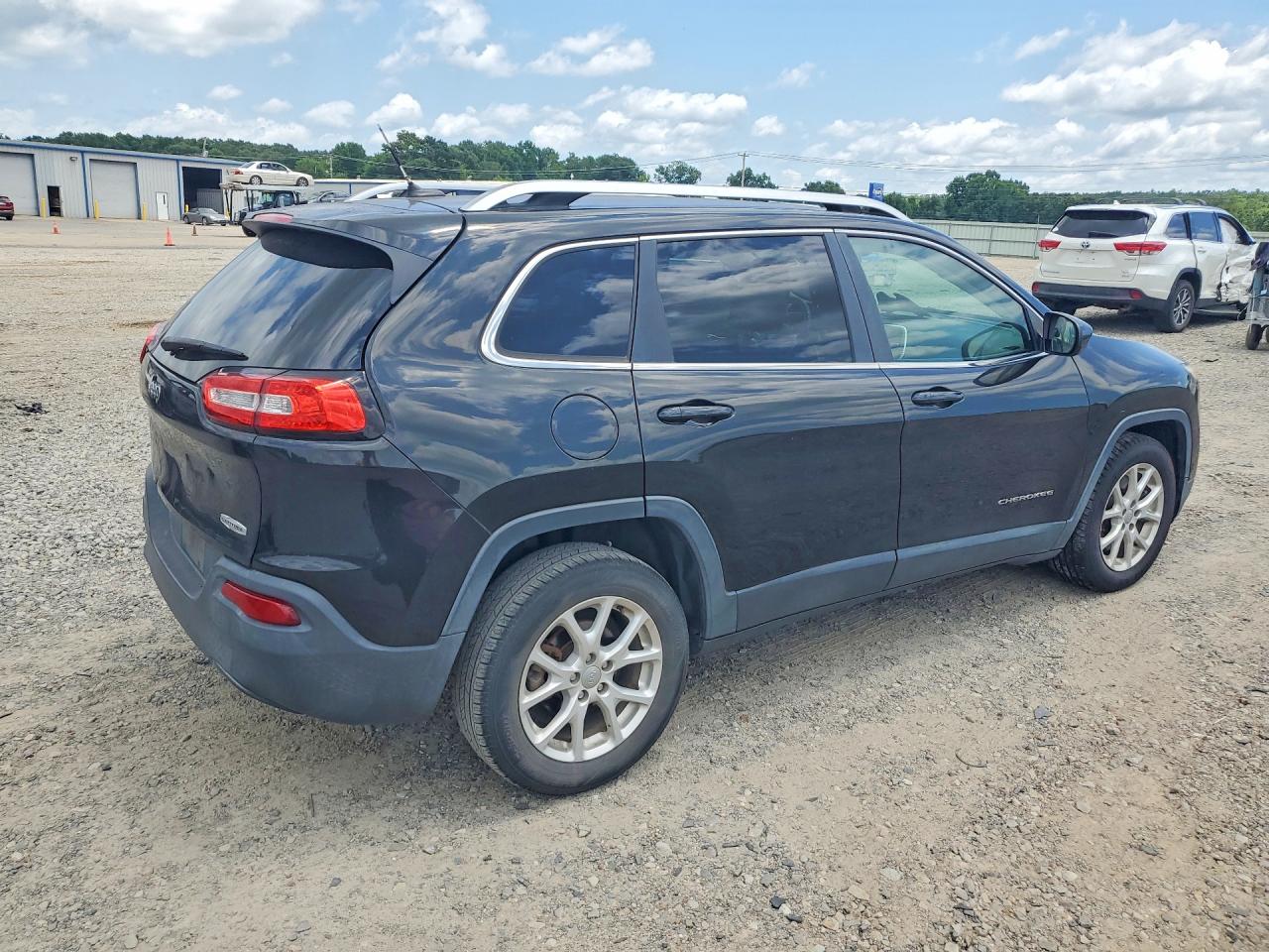 2014 Jeep Cherokee Latitude Черный vin: 1C4PJLCB7EW261964