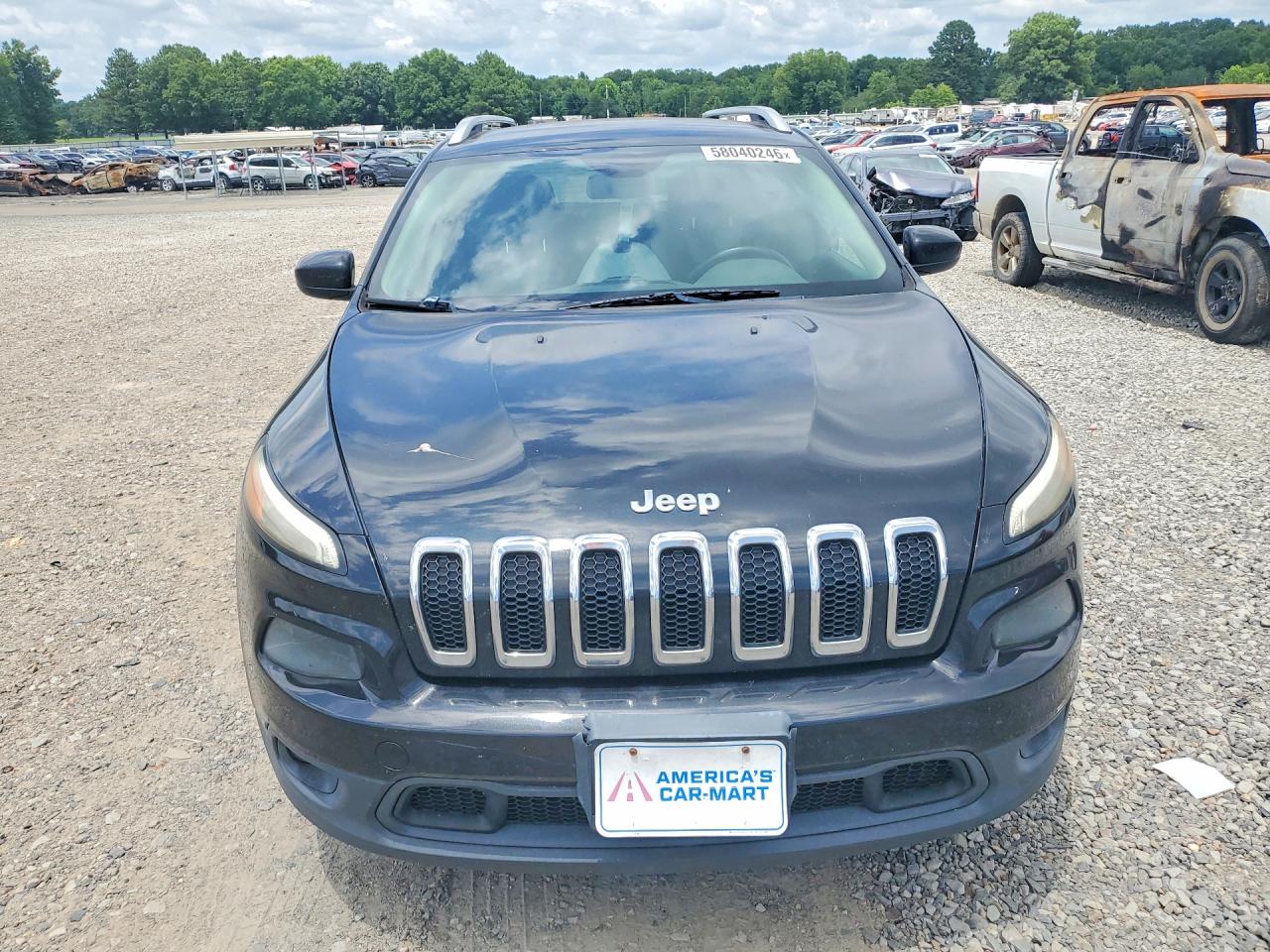 2014 Jeep Cherokee Latitude Черный vin: 1C4PJLCB7EW261964