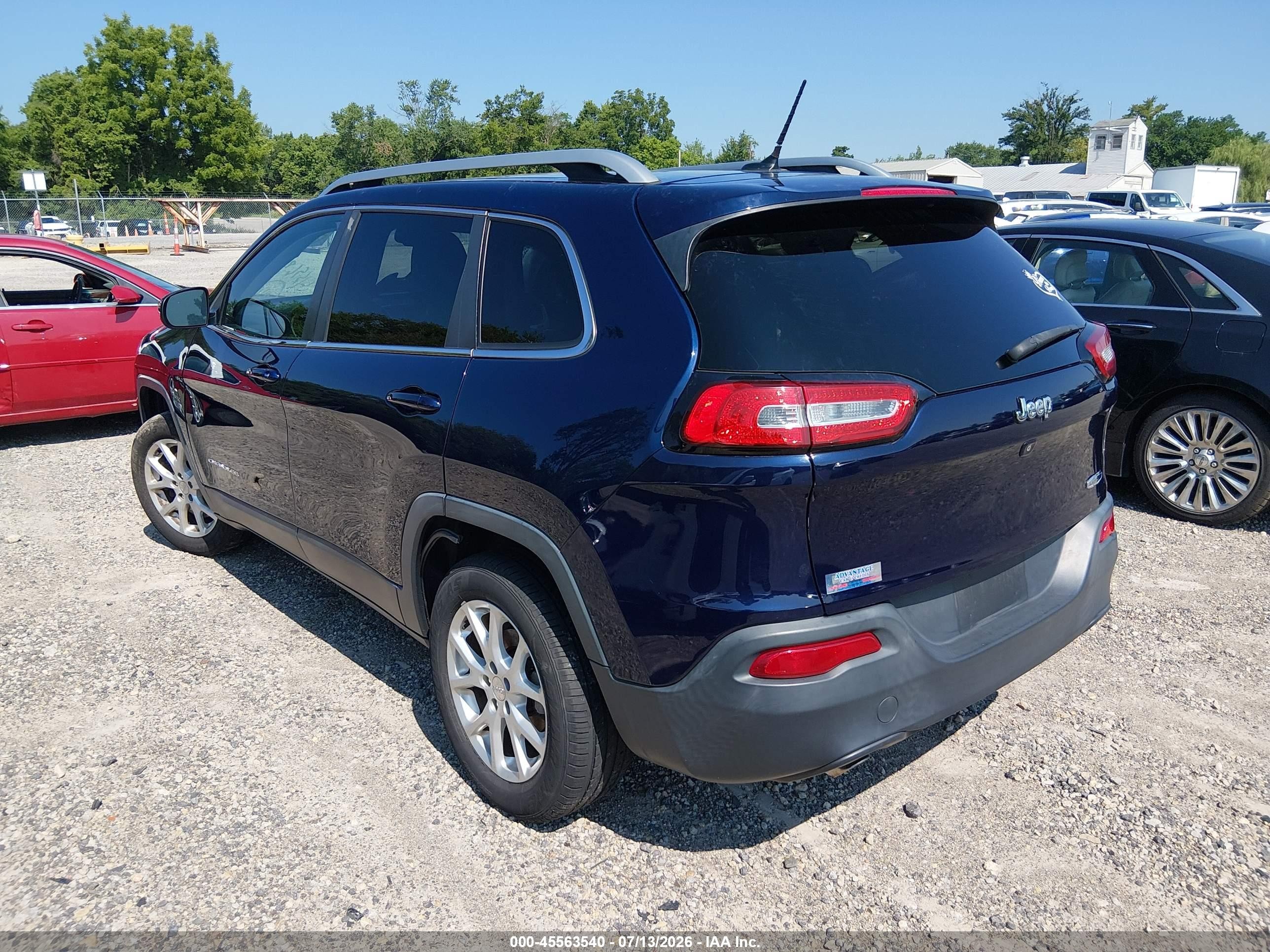 2014 Jeep Cherokee Latitude Blue vin: 1C4PJLCB7EW298917