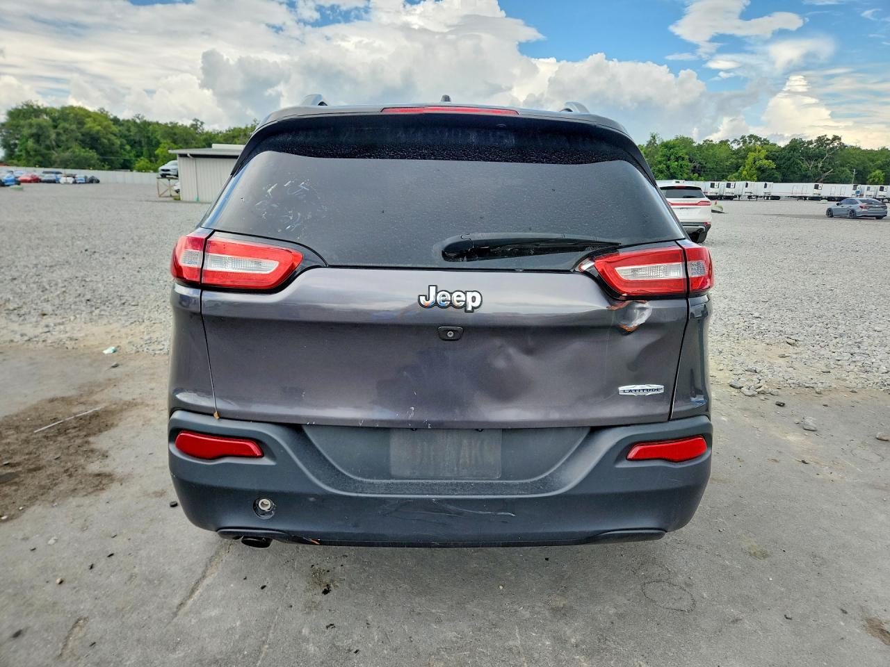 2015 Jeep Cherokee Latitude Gray vin: 1C4PJLCB7FW627696