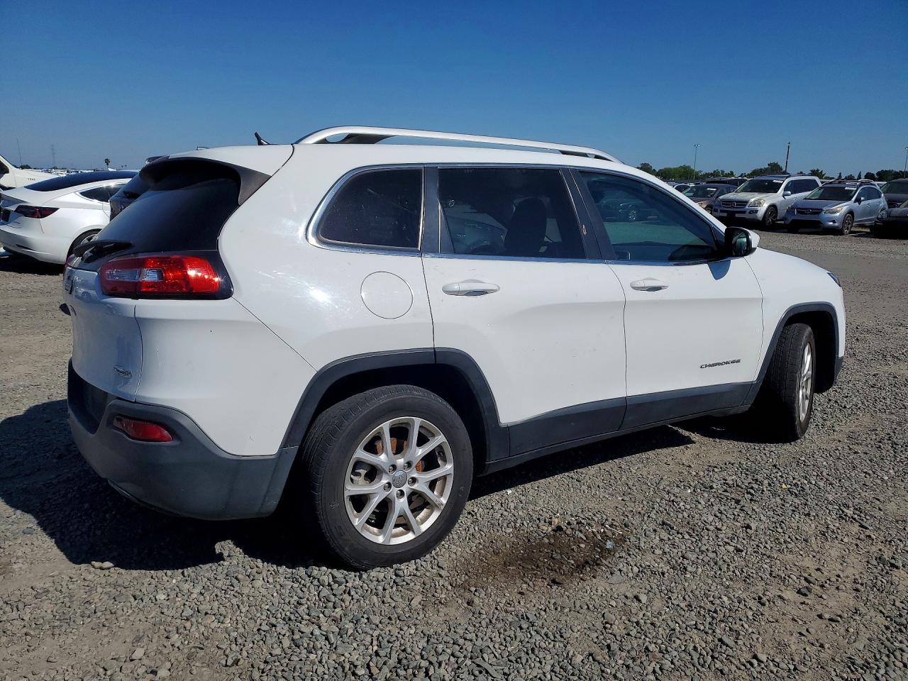 2015 Jeep Cherokee Белый vin: 1C4PJLCB7FW656020