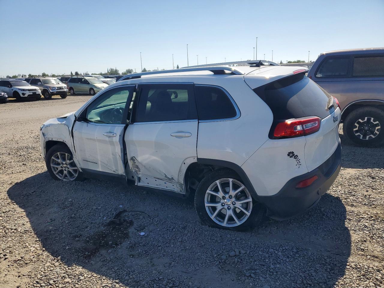 2015 Jeep Cherokee Белый vin: 1C4PJLCB7FW656020
