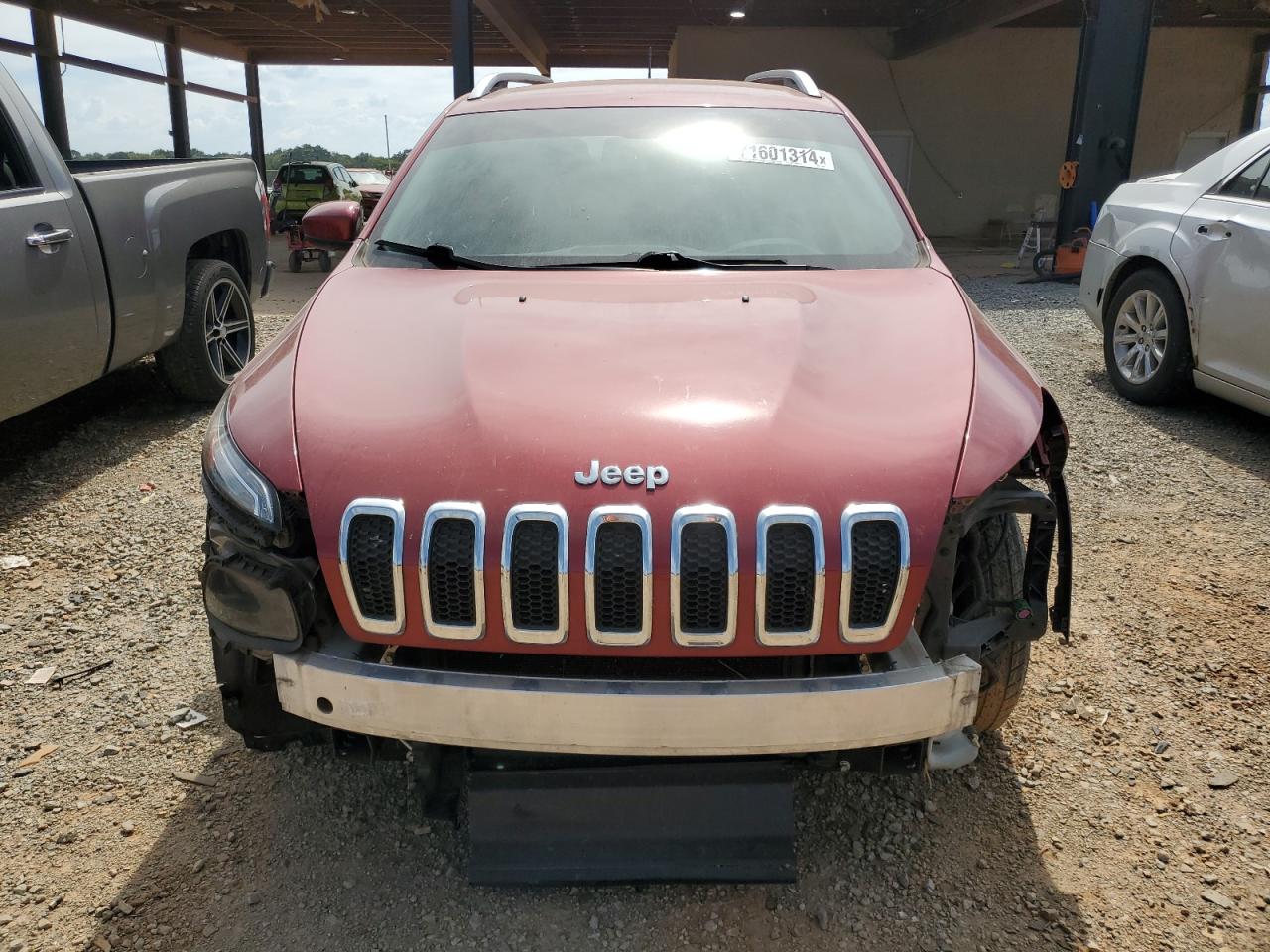 2015 Jeep Cherokee Latitude Red vin: 1C4PJLCB7FW712697