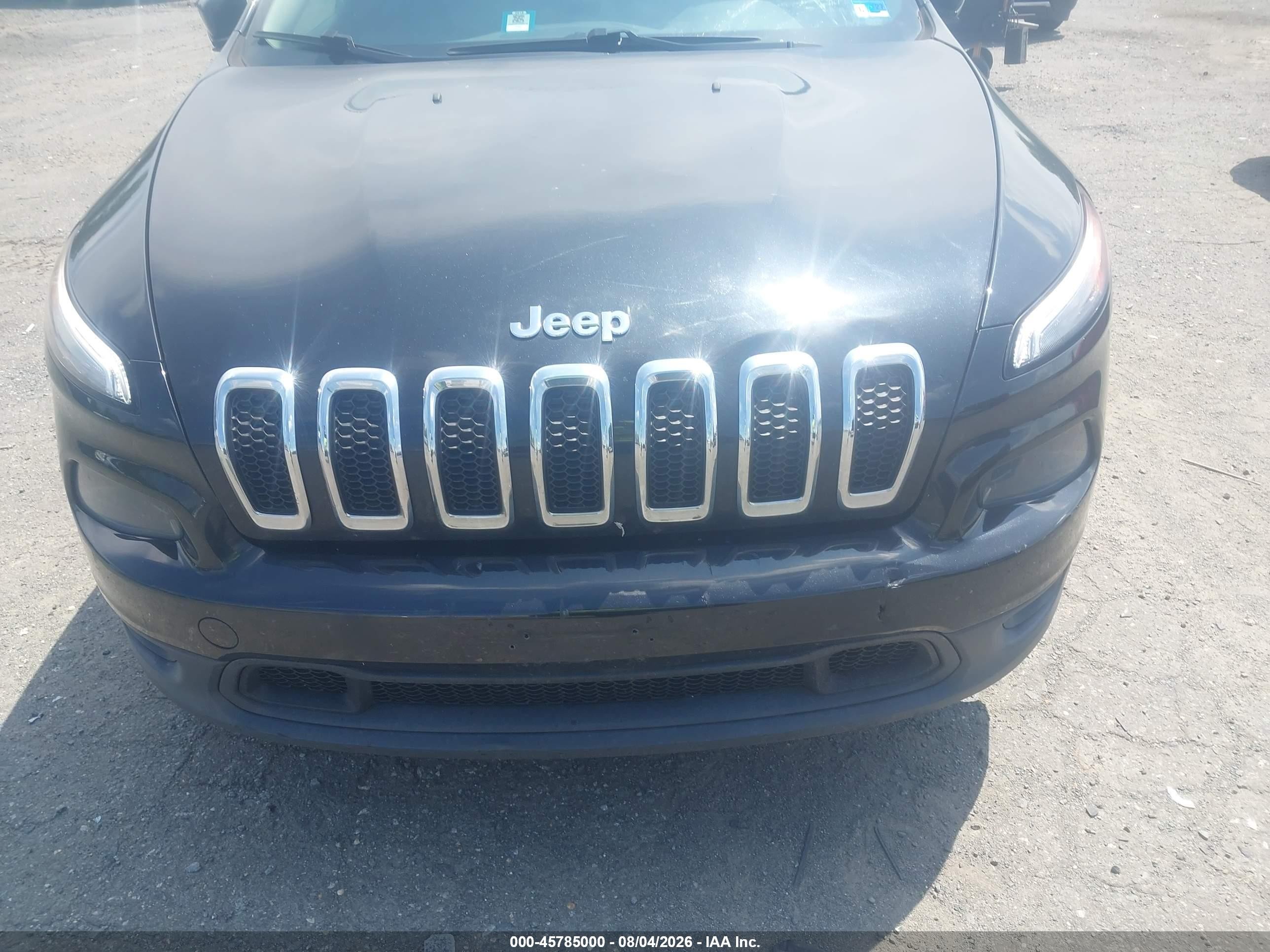2014 Jeep Cherokee Latitude Black vin: 1C4PJLCB8EW171416