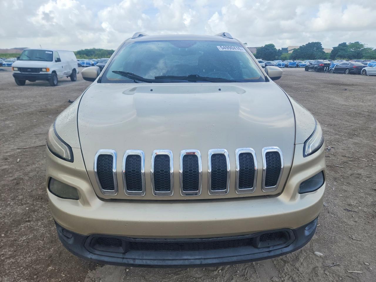 2014 Jeep Cherokee Latitude Beige vin: 1C4PJLCB8EW252934