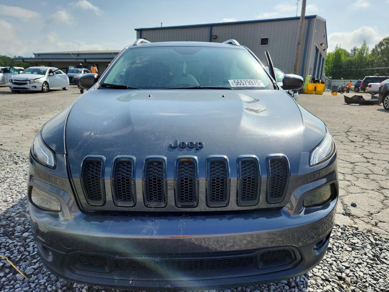 2015 Jeep Cherokee Latitude Gray vin: 1C4PJLCB8FW689835