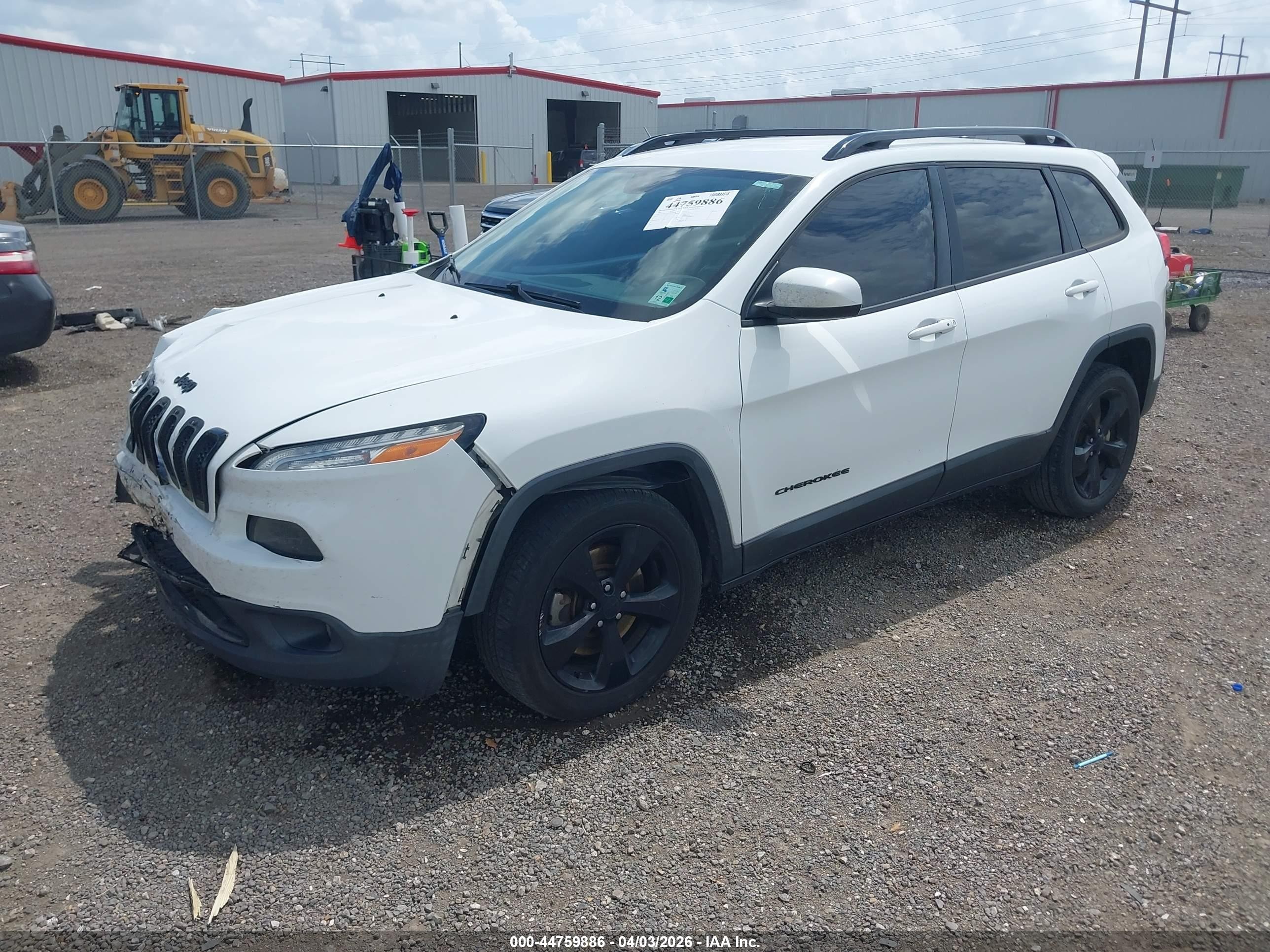 2015 Jeep Cherokee Latitude Altitude White vin: 1C4PJLCB8FW723062