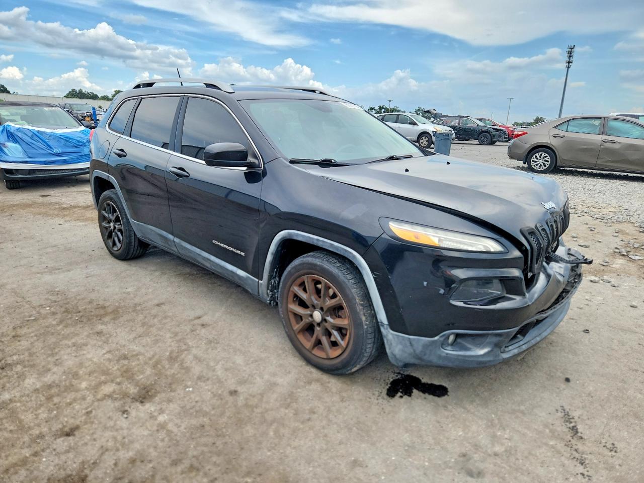 2016 Jeep Cherokee Latitude Black vin: 1C4PJLCB8GW291400