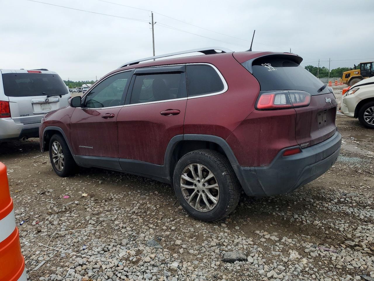 2019 Jeep Cherokee Latitude Бордовый vin: 1C4PJLCB8KD296777