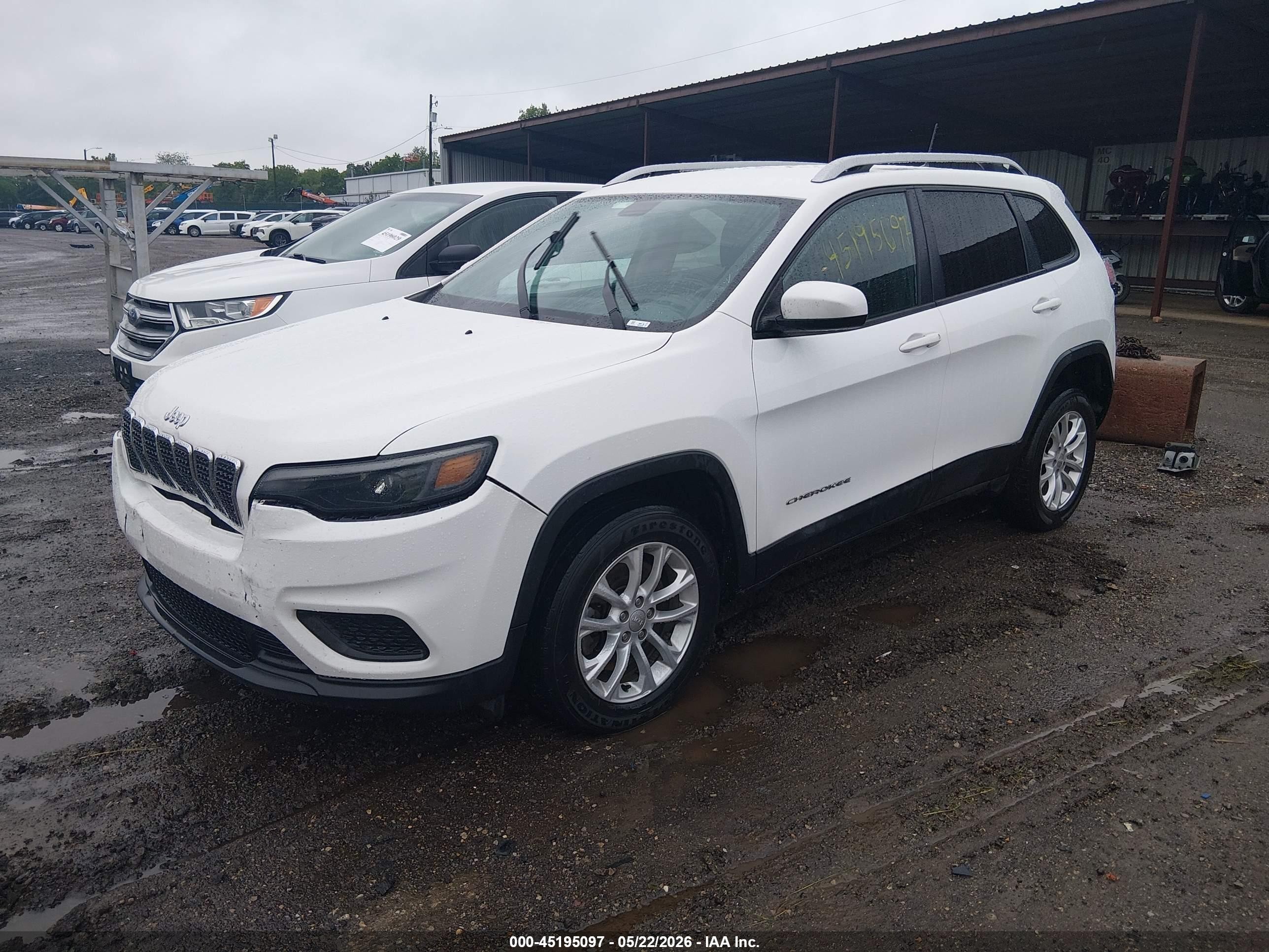 2020 Jeep Cherokee Latitude Fwd Белый vin: 1C4PJLCB8LD552594