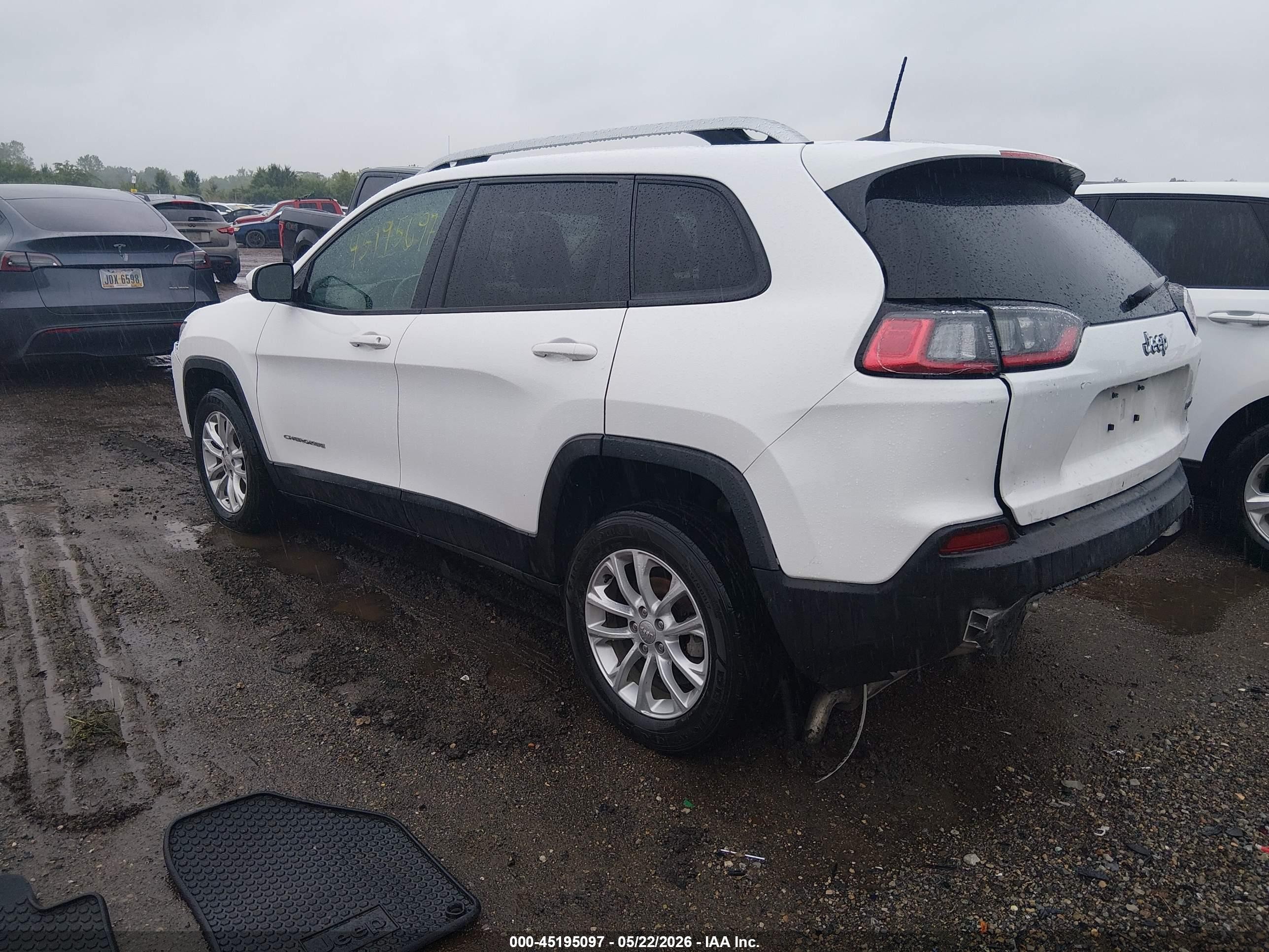 2020 Jeep Cherokee Latitude Fwd Белый vin: 1C4PJLCB8LD552594
