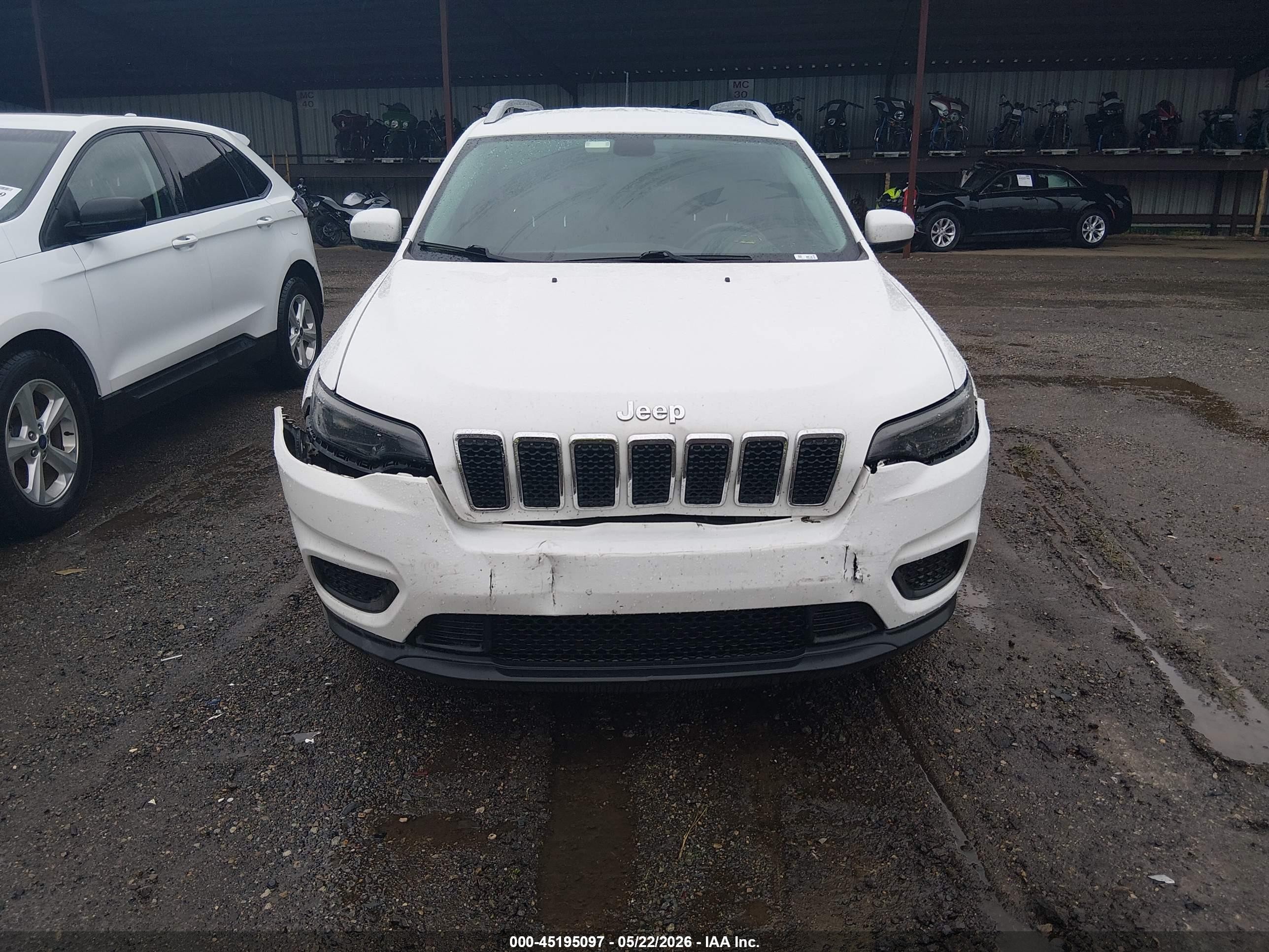 2020 Jeep Cherokee Latitude Fwd Белый vin: 1C4PJLCB8LD552594