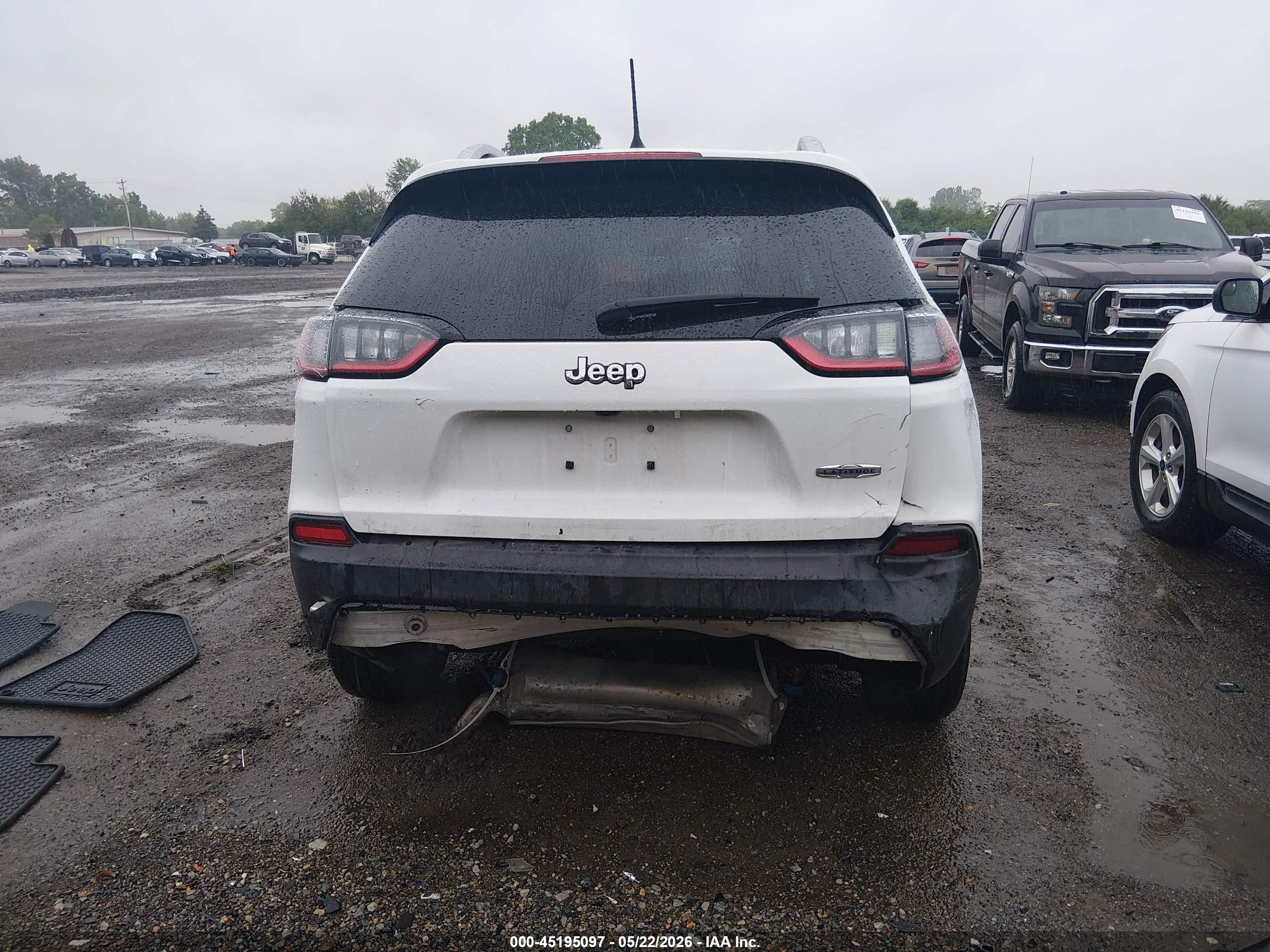 2020 Jeep Cherokee Latitude Fwd Белый vin: 1C4PJLCB8LD552594