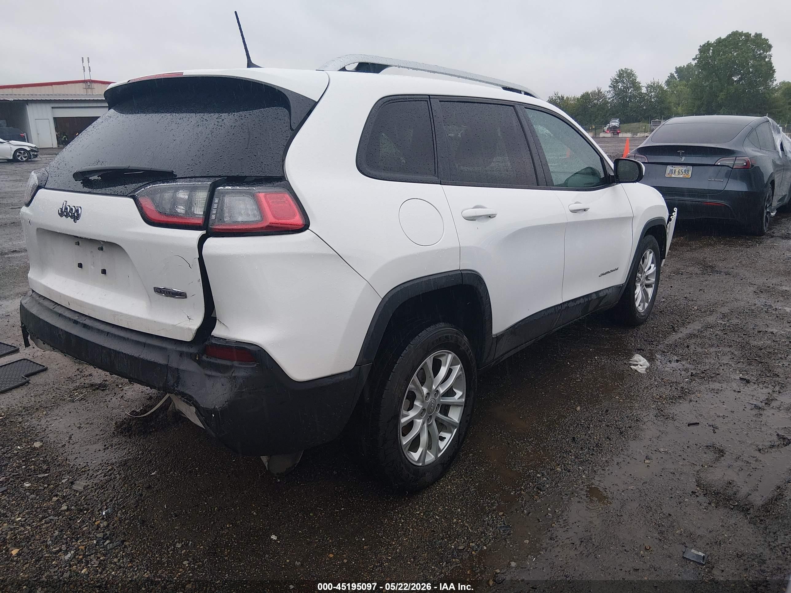 2020 Jeep Cherokee Latitude Fwd Белый vin: 1C4PJLCB8LD552594