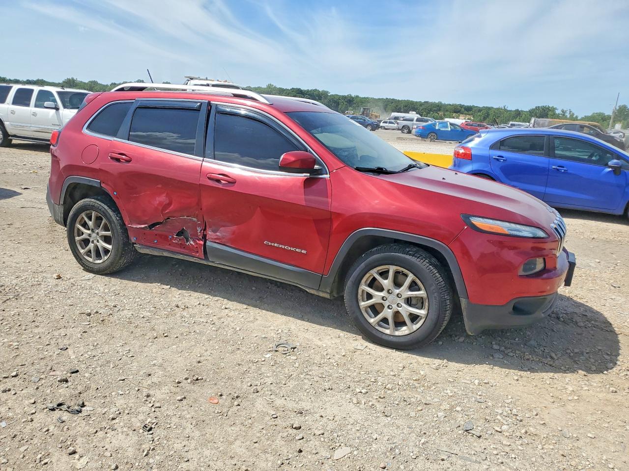 2014 Jeep Cherokee Maroon vin: 1C4PJLCB9EW249217