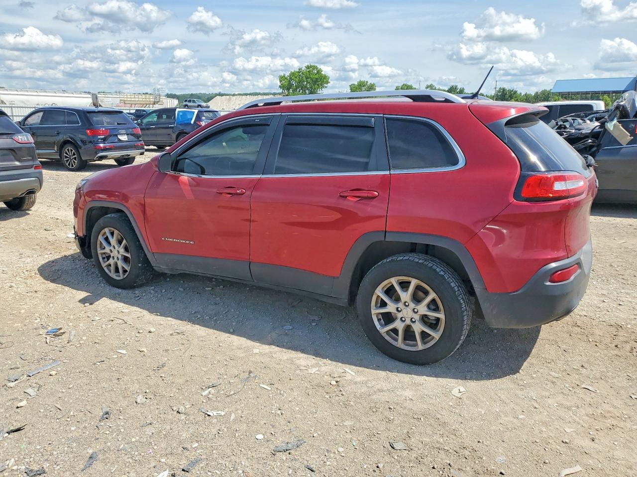 2014 Jeep Cherokee Maroon vin: 1C4PJLCB9EW249217