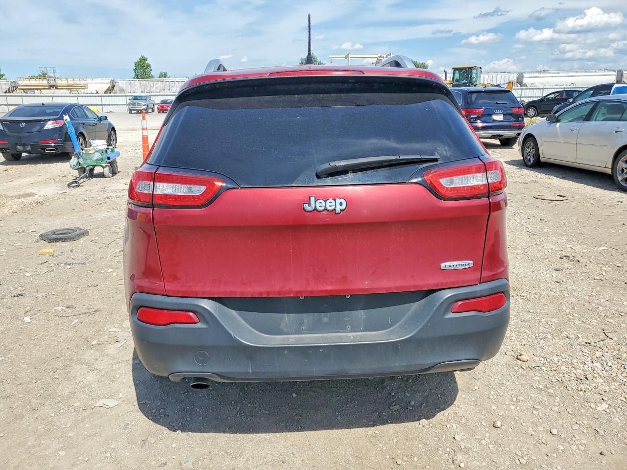 2014 Jeep Cherokee Maroon vin: 1C4PJLCB9EW249217