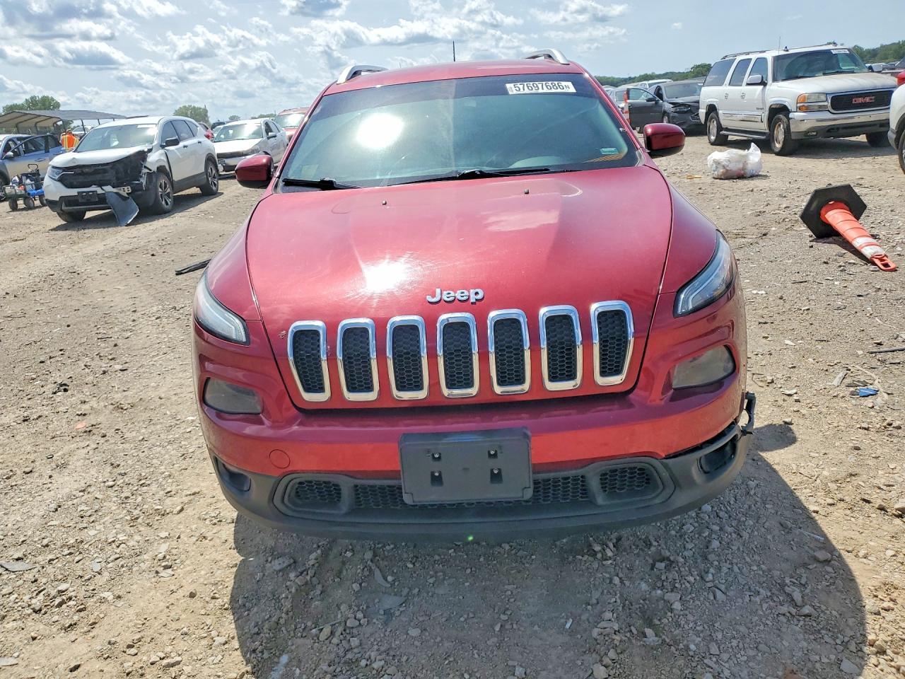 2014 Jeep Cherokee Maroon vin: 1C4PJLCB9EW249217