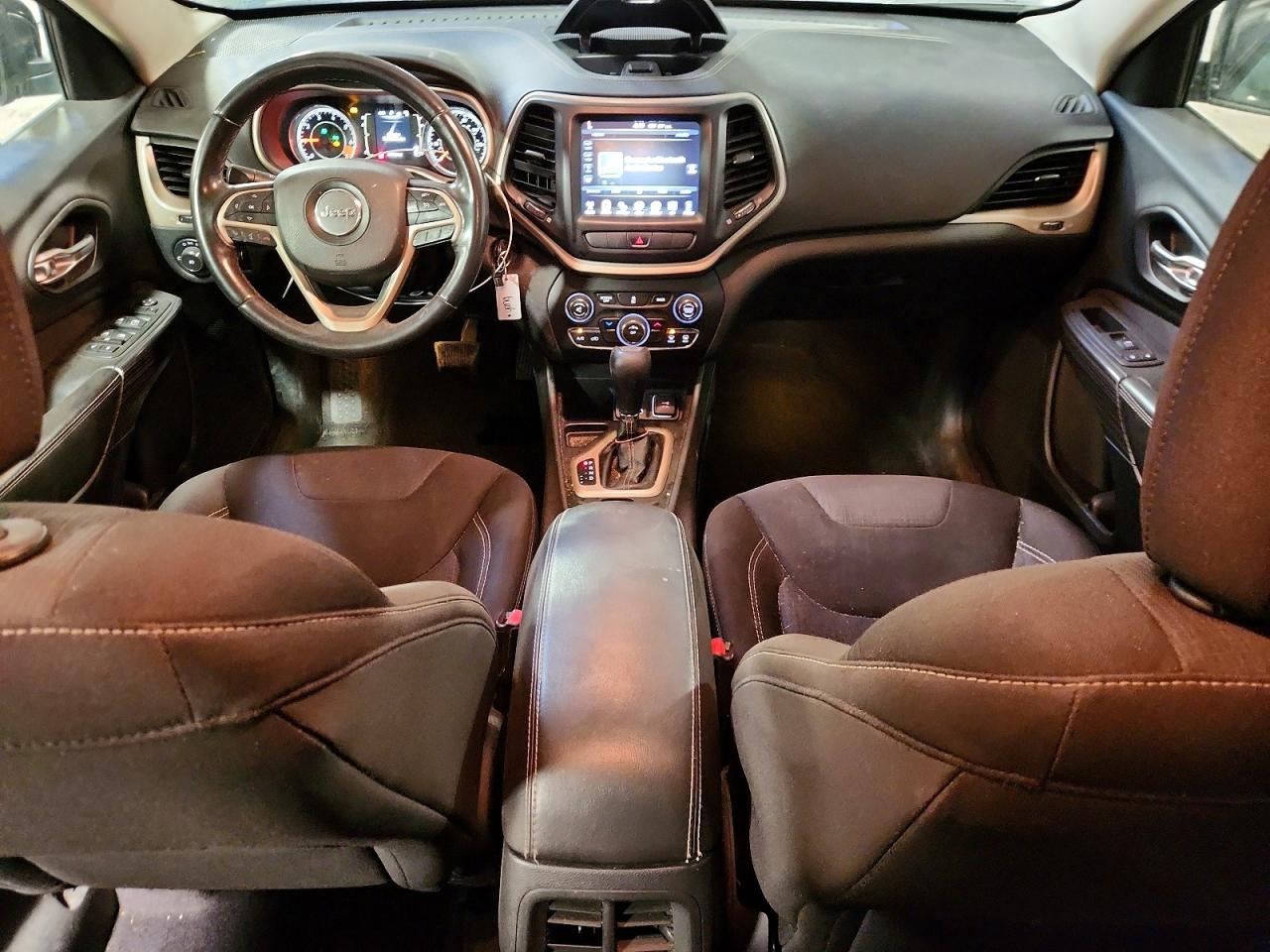 2015 Jeep Cherokee Latitude Black vin: 1C4PJLCB9FW507995