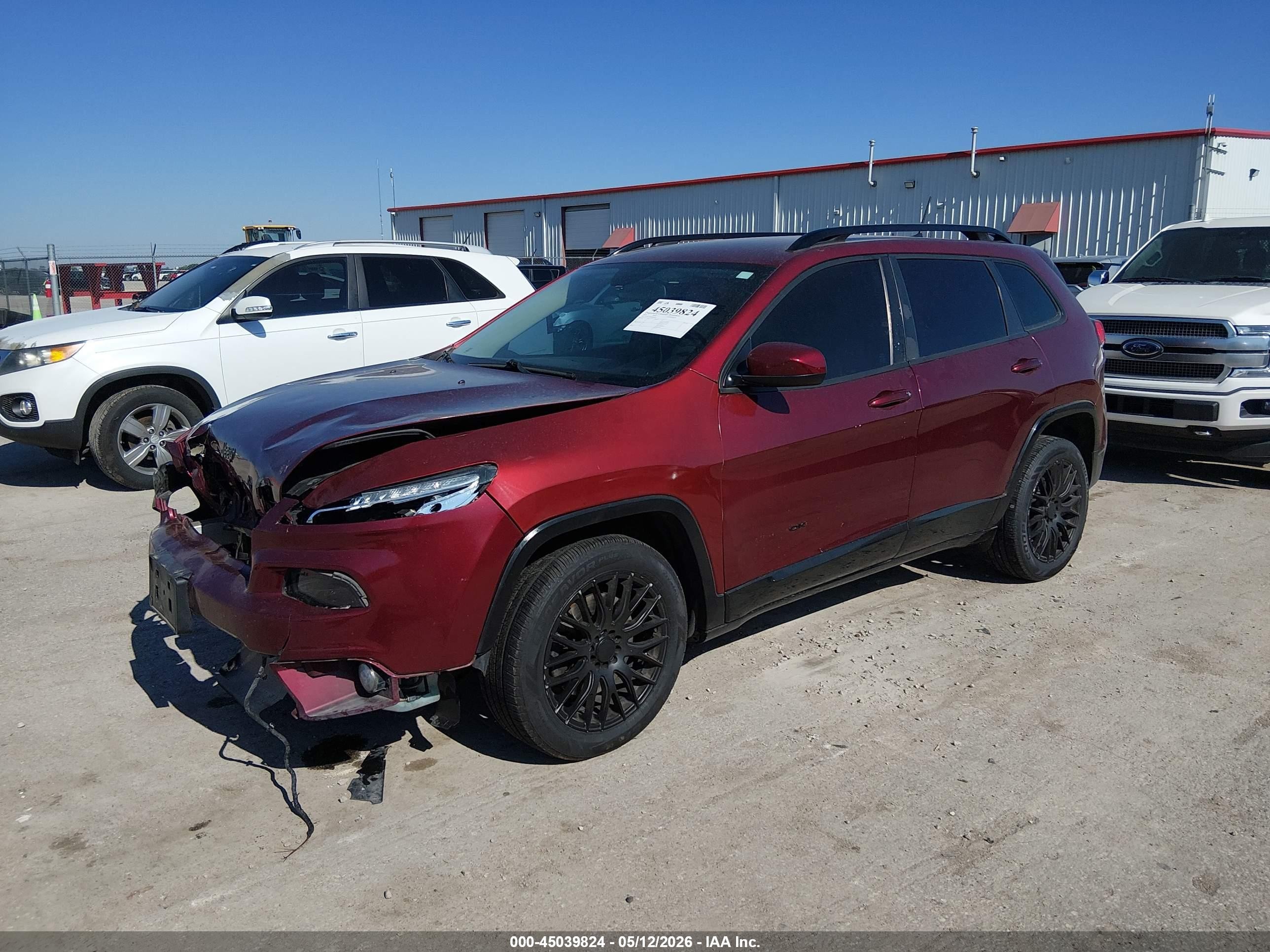2018 Jeep Cherokee Latitude Tech Connect Fwd Red vin: 1C4PJLCB9JD606448