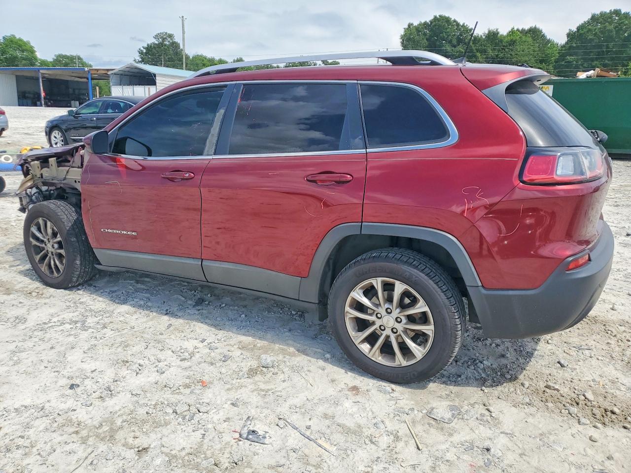 2019 Jeep Cherokee Latitude Red vin: 1C4PJLCB9KD146094