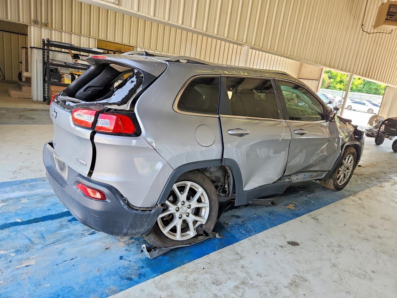 2014 Jeep Cherokee Latitude Серый vin: 1C4PJLCBXEW232863