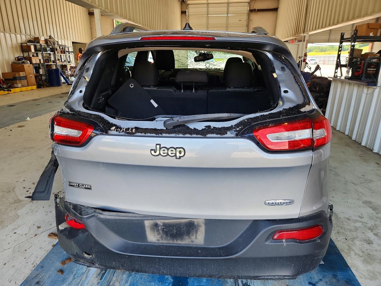 2014 Jeep Cherokee Latitude Серый vin: 1C4PJLCBXEW232863