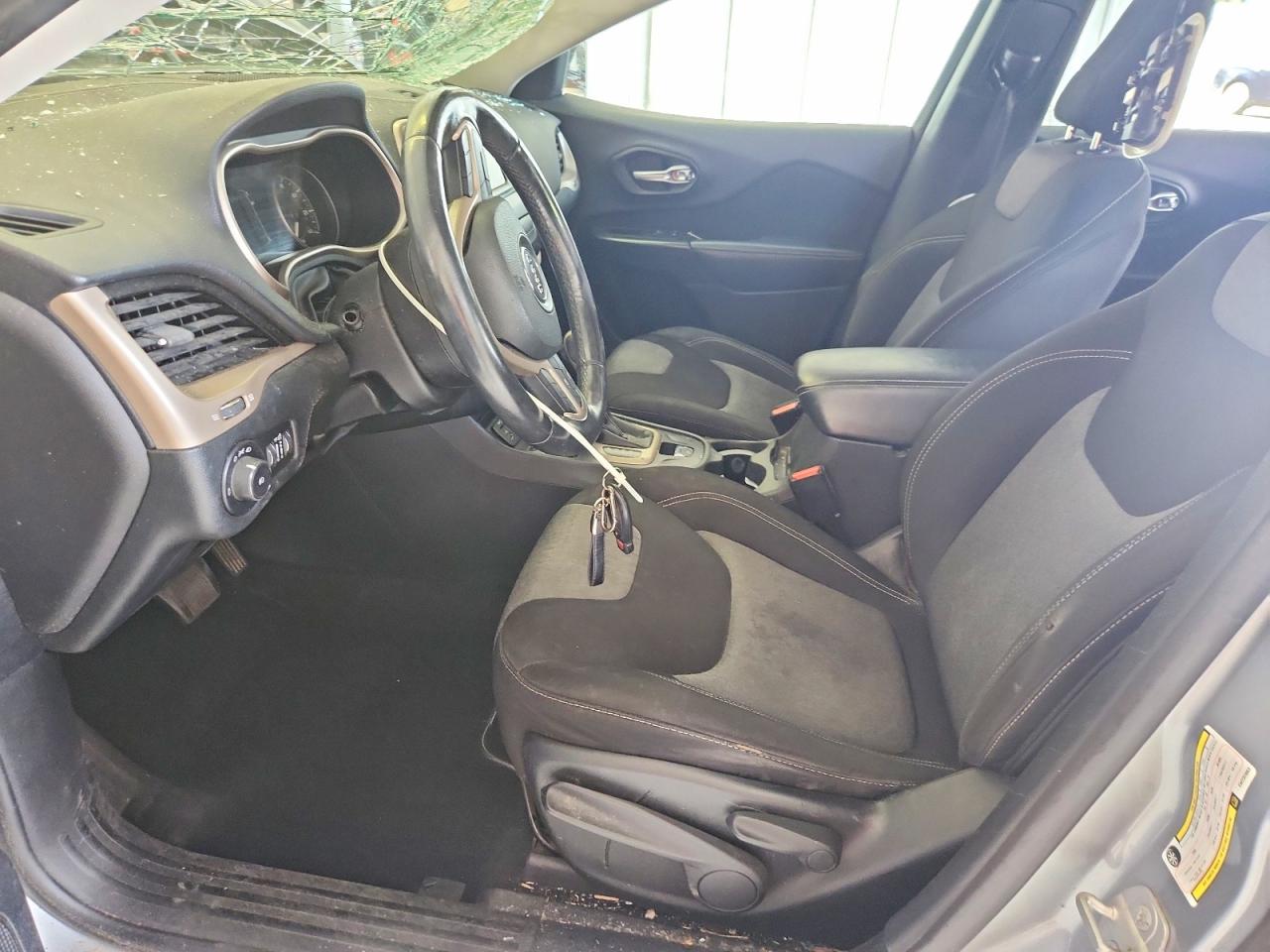 2014 Jeep Cherokee Latitude Серый vin: 1C4PJLCBXEW232863