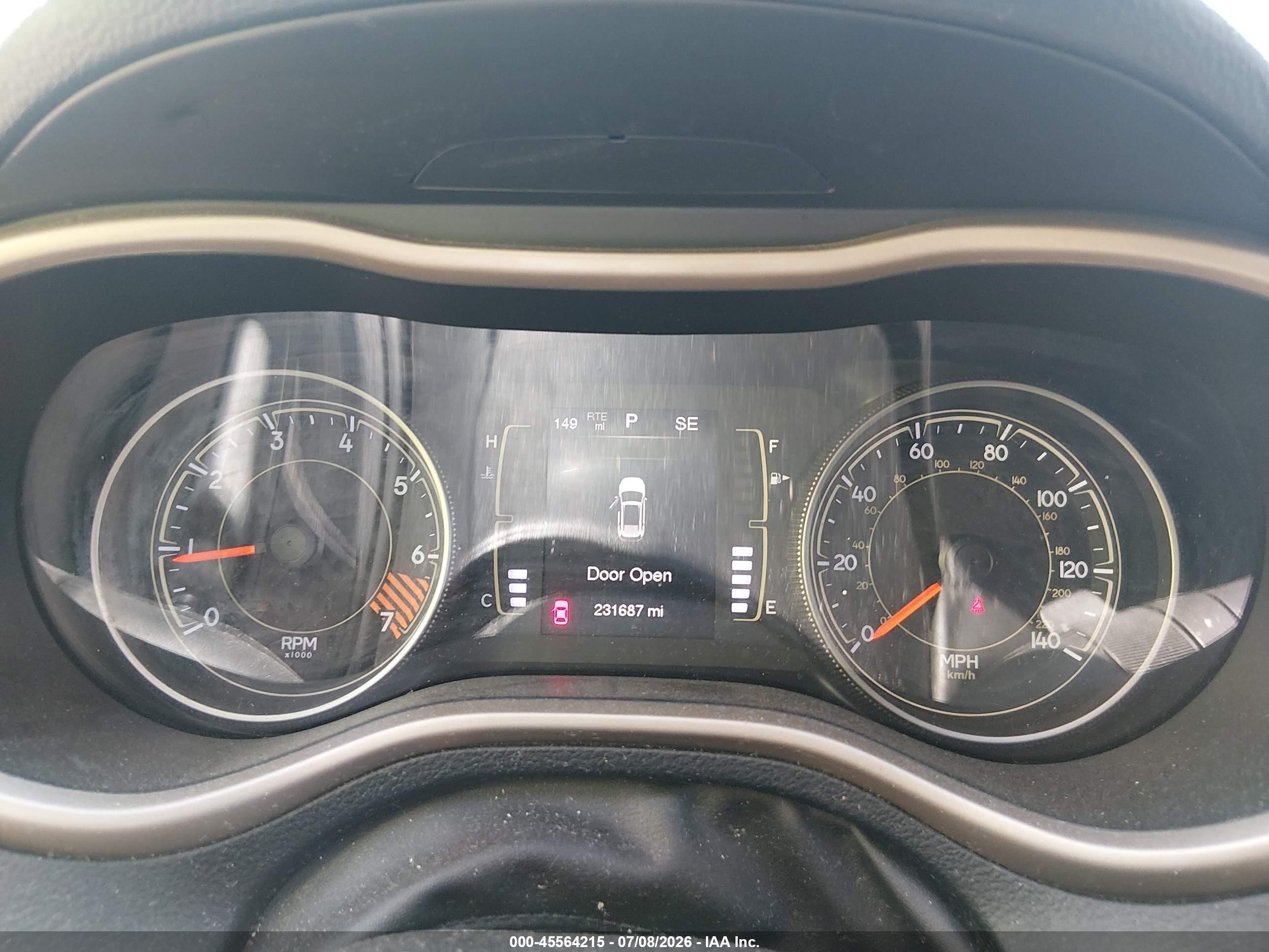 2015 Jeep Cherokee Latitude Серый vin: 1C4PJLCBXFW699881