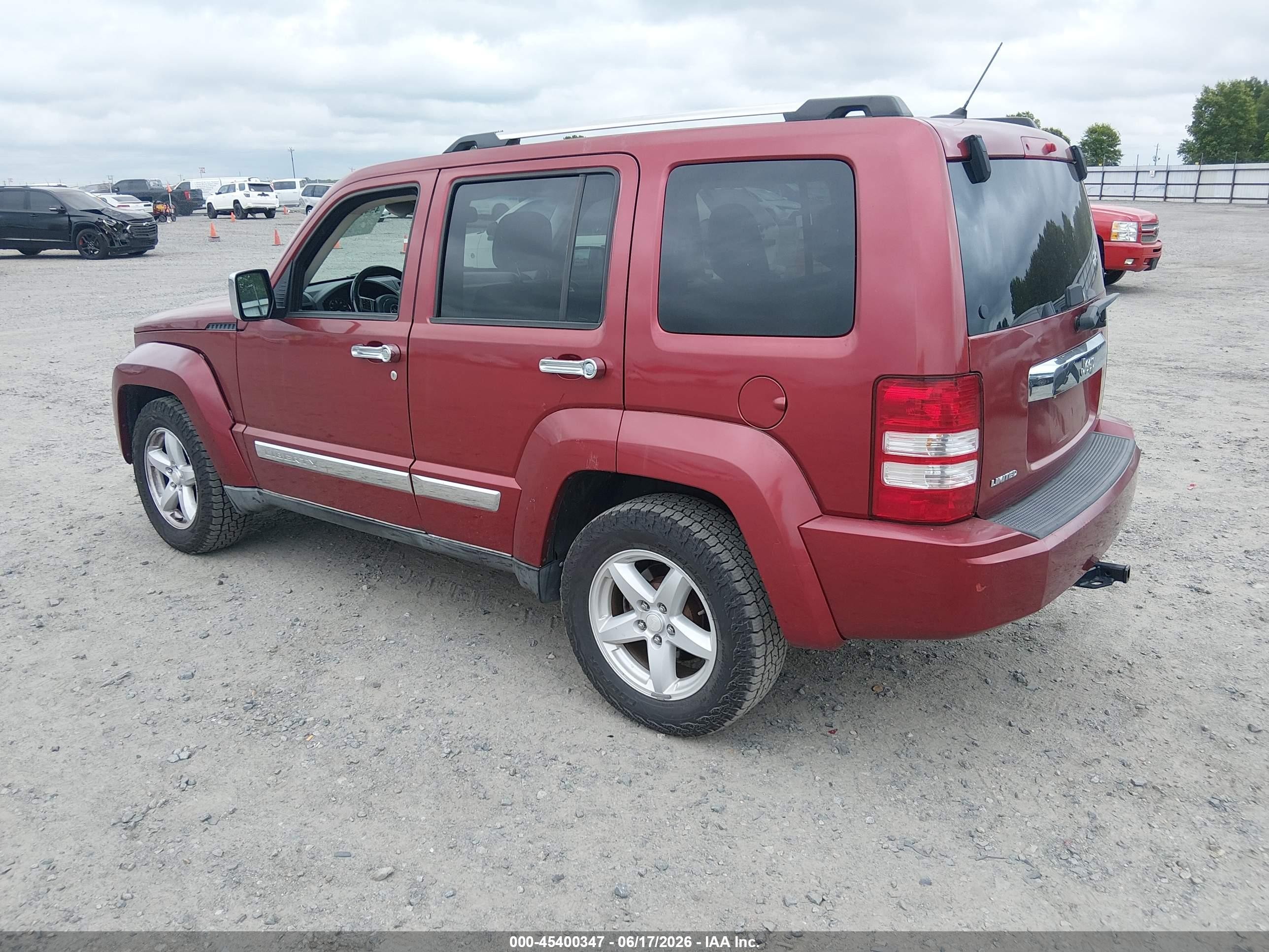 2012 Jeep Liberty Limited Edition Red vin: 1C4PJLCK3CW121018