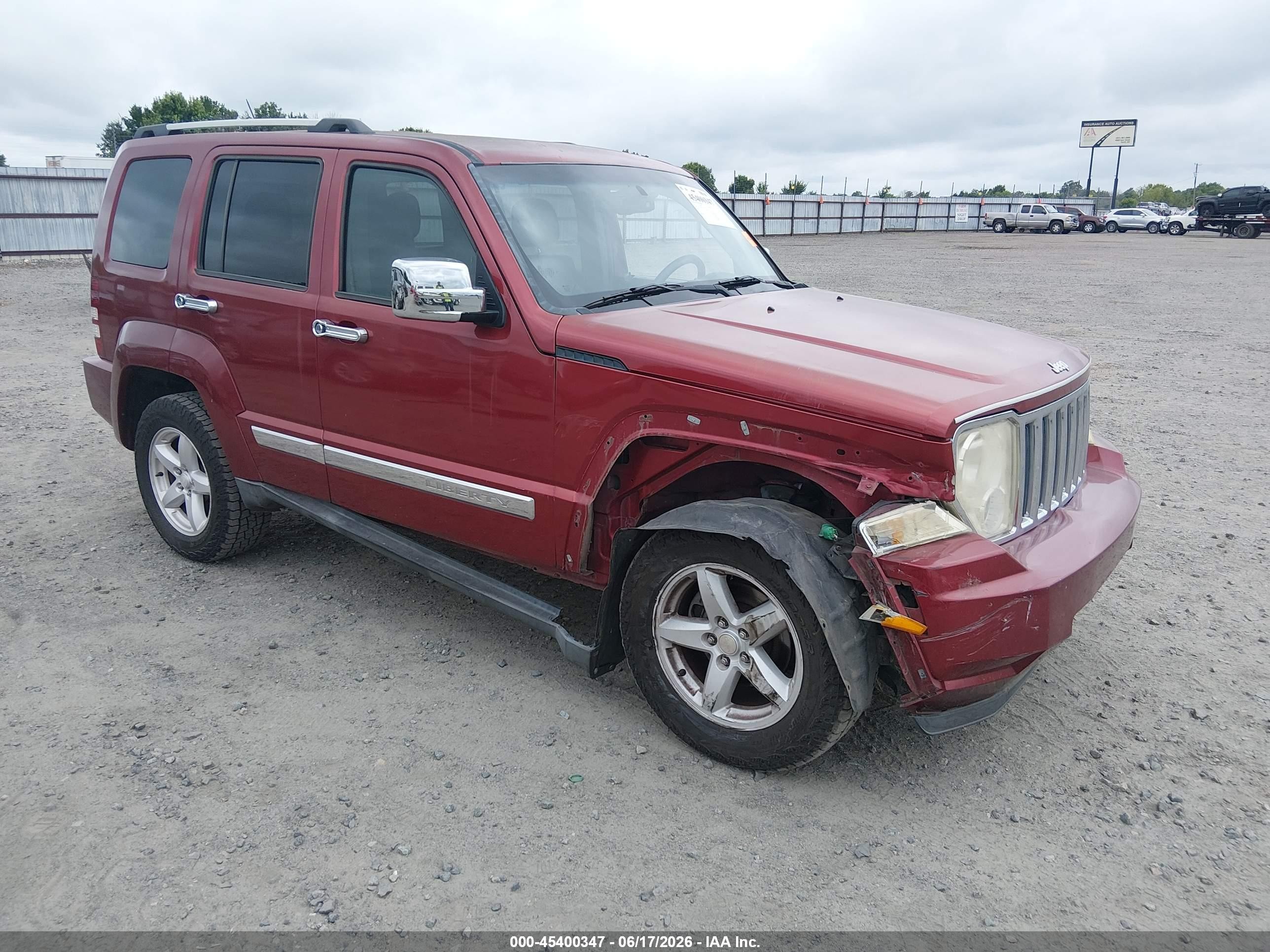 2012 Jeep Liberty Limited Edition Red vin: 1C4PJLCK3CW121018
