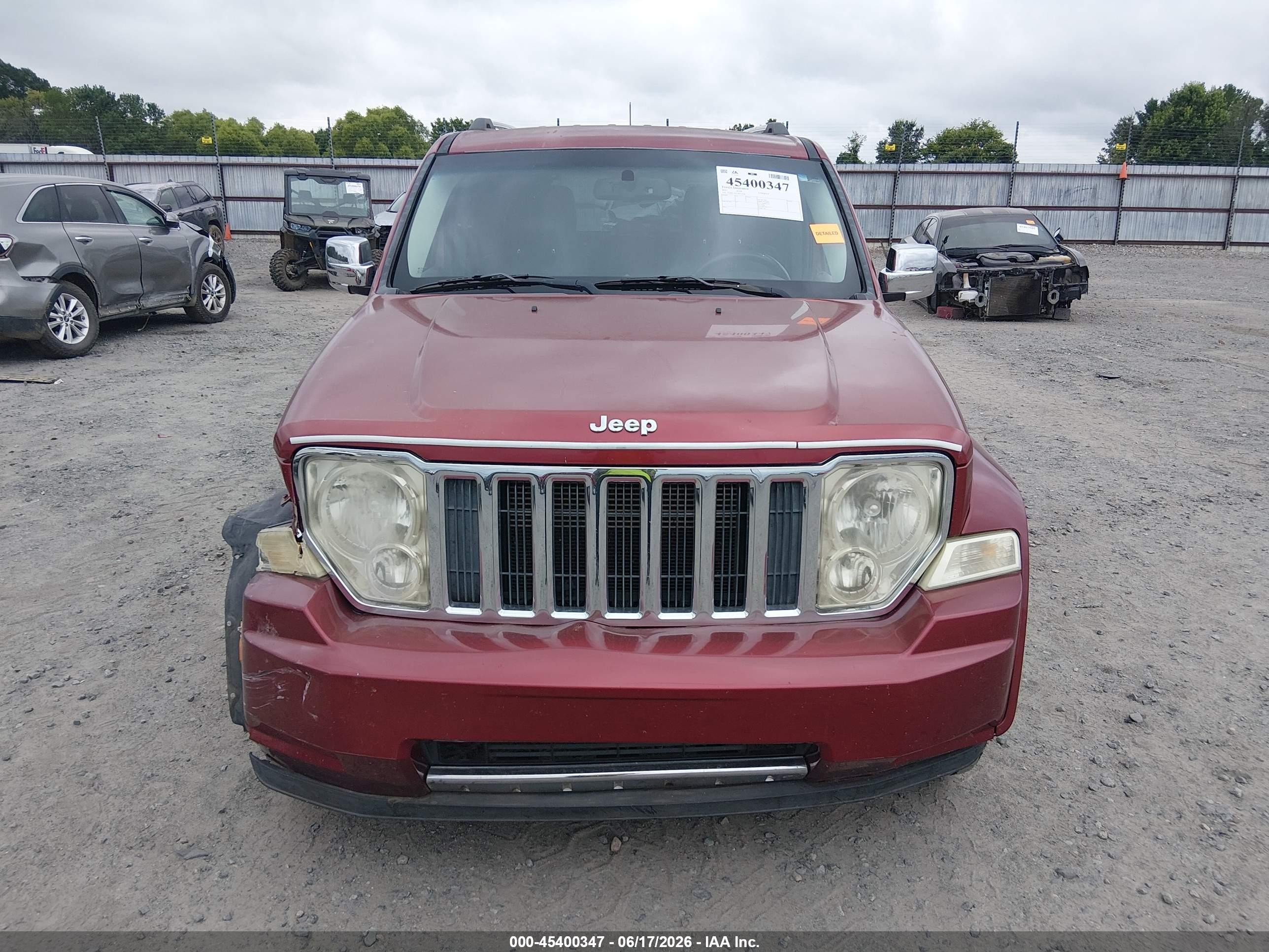 2012 Jeep Liberty Limited Edition Red vin: 1C4PJLCK3CW121018