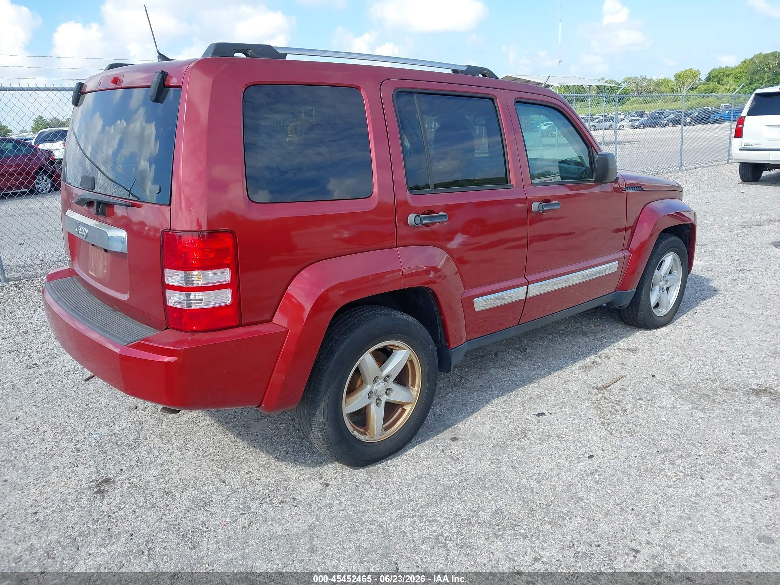 2012 Jeep Liberty Limited Edition Red vin: 1C4PJLCK6CW146382