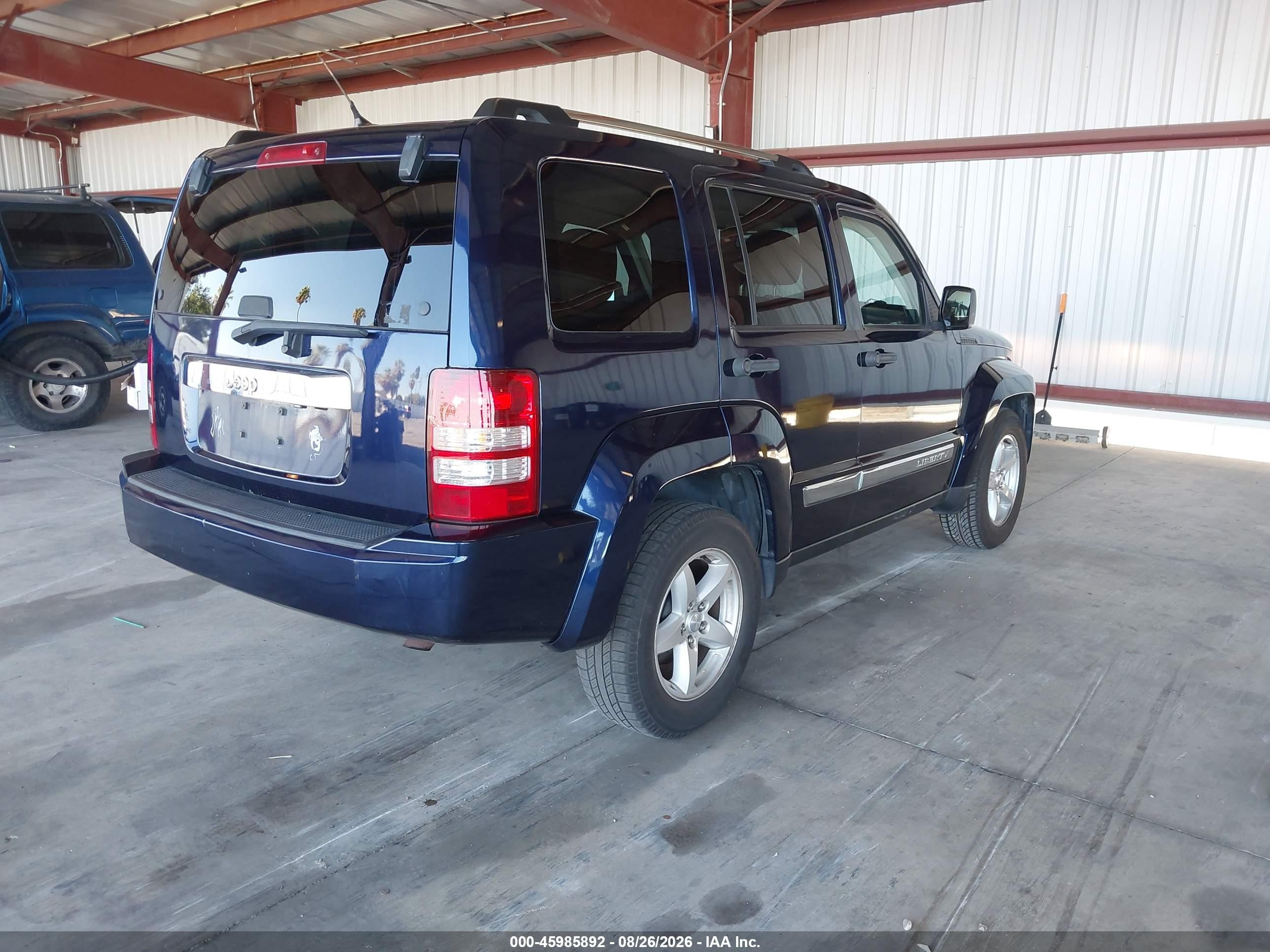 2012 Jeep Liberty Limited Edition Blue vin: 1C4PJLCK7CW147993