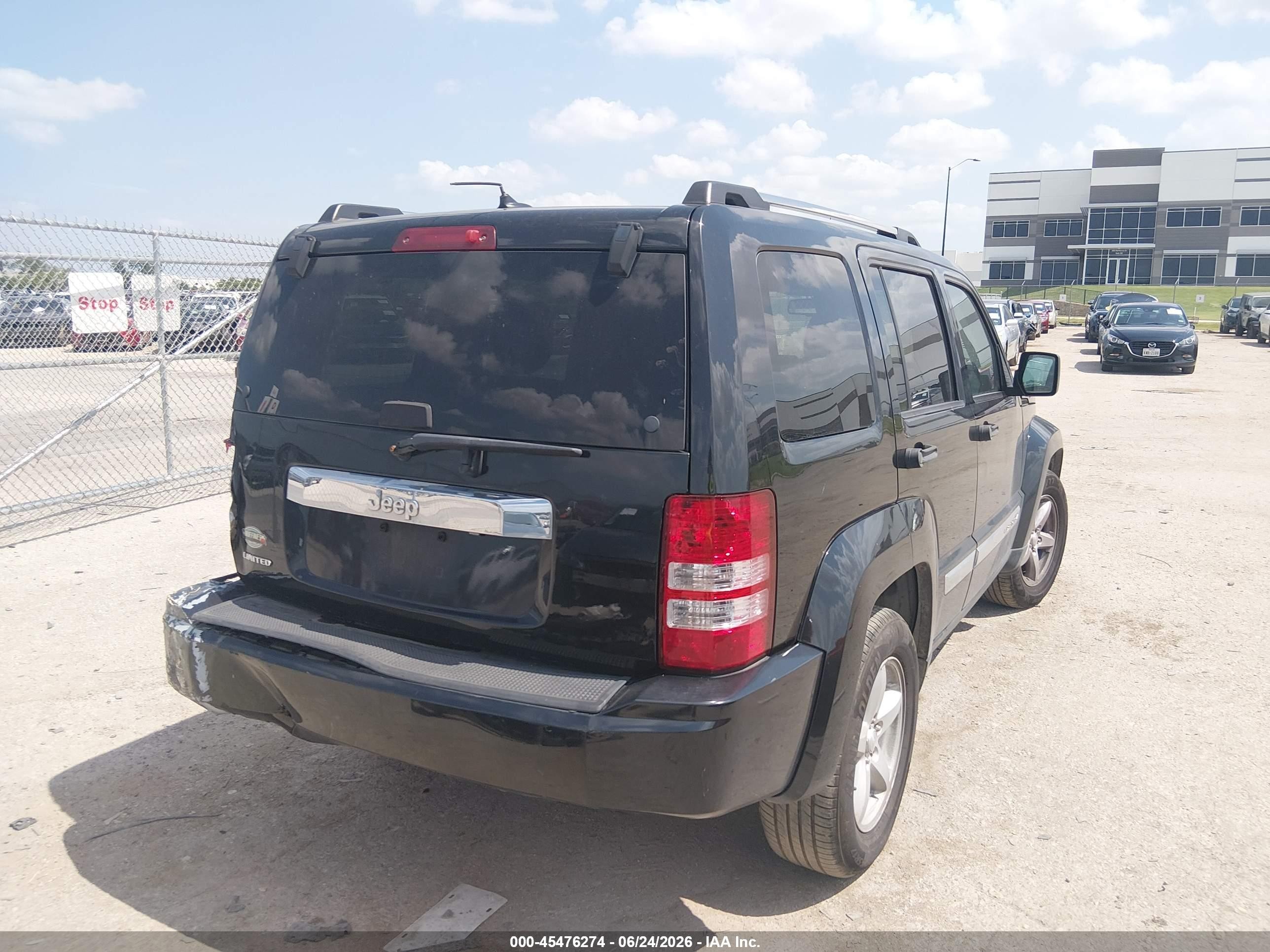 2012 Jeep Liberty Limited Edition Black vin: 1C4PJLCK8CW147923