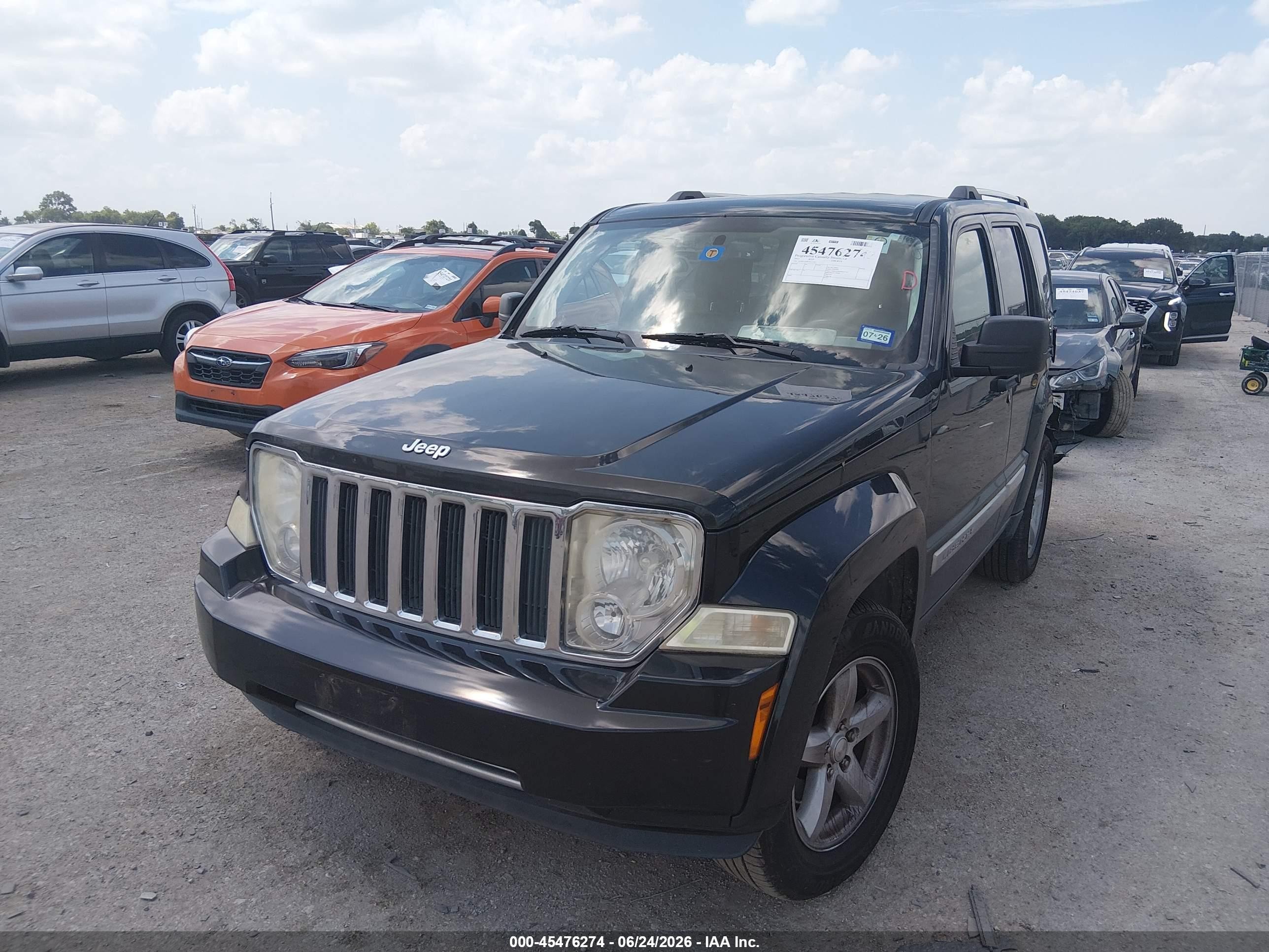 2012 Jeep Liberty Limited Edition Black vin: 1C4PJLCK8CW147923